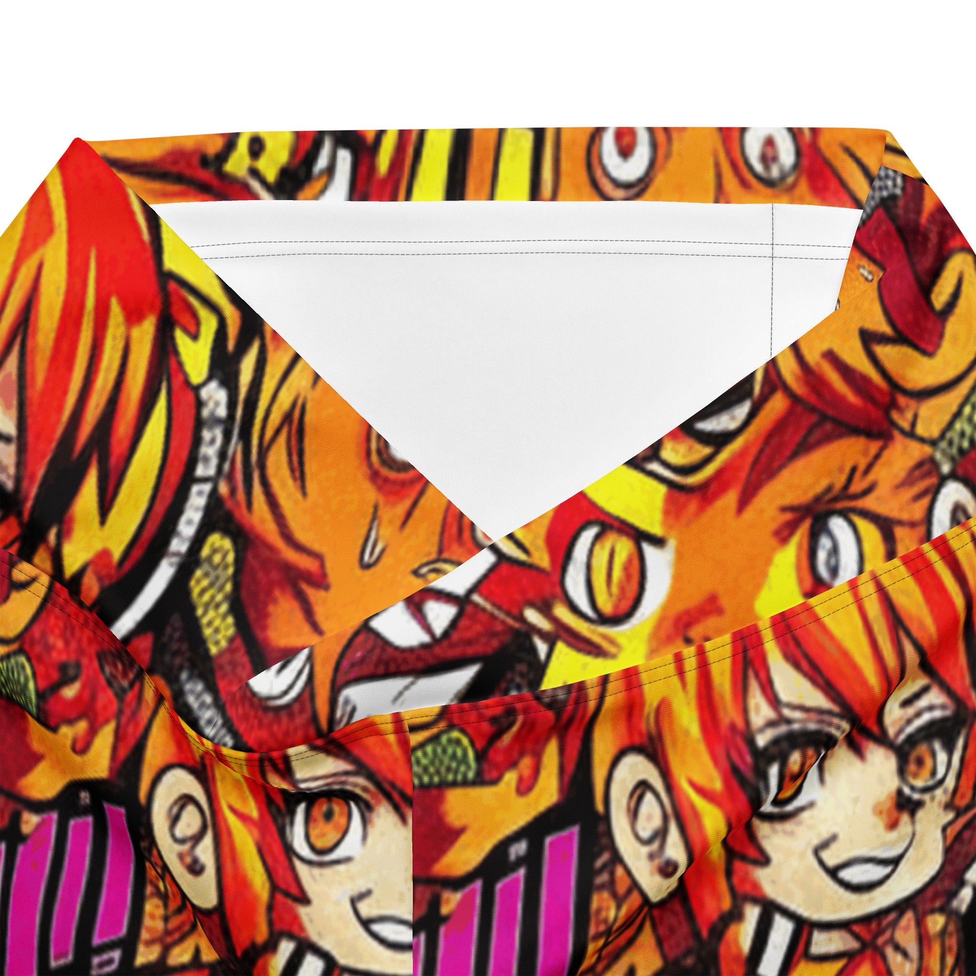 Anime Collage Fire Spirit Flare Leggings | GearBunch