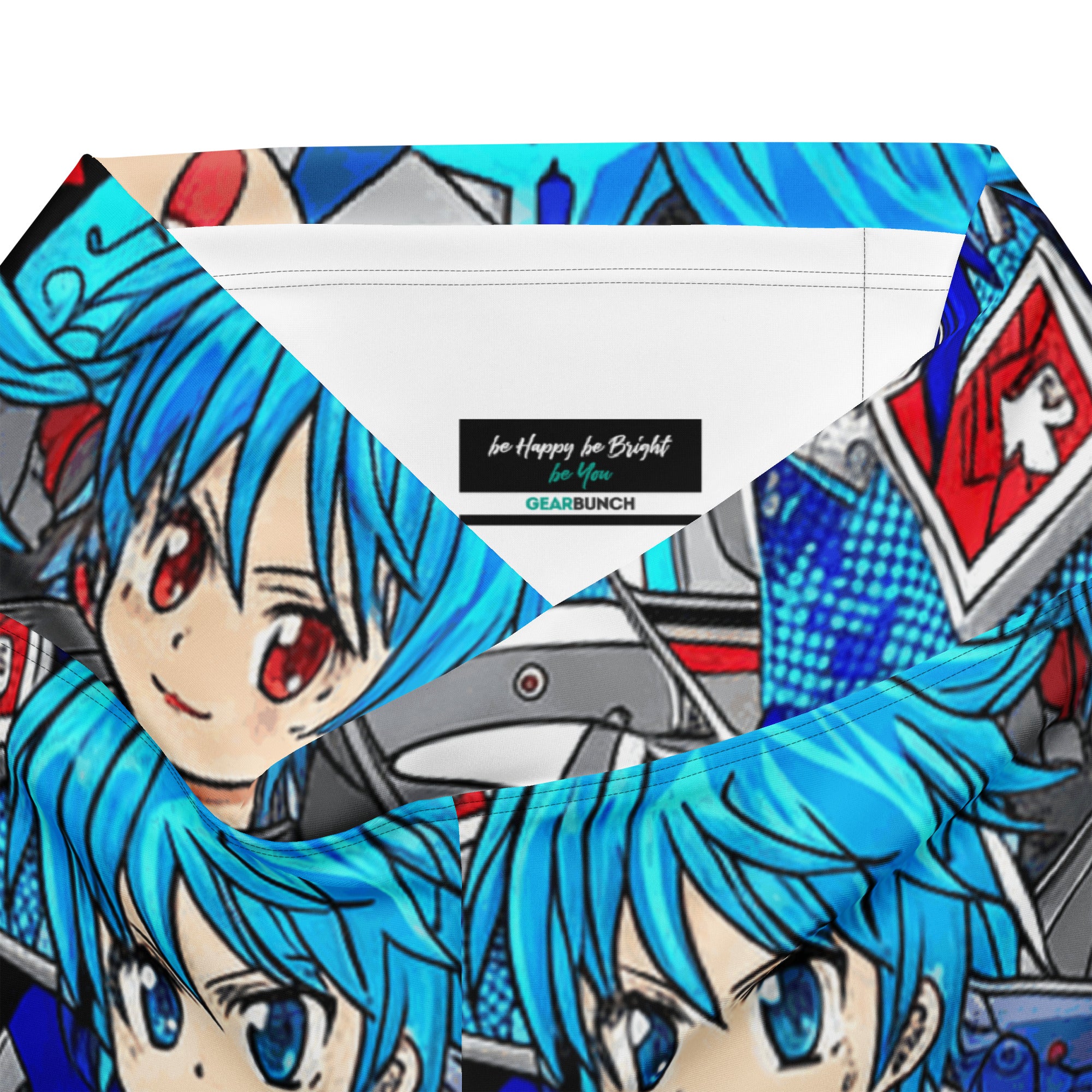 Anime Collage Mecha Pilot Flare Leggings | GearBunch