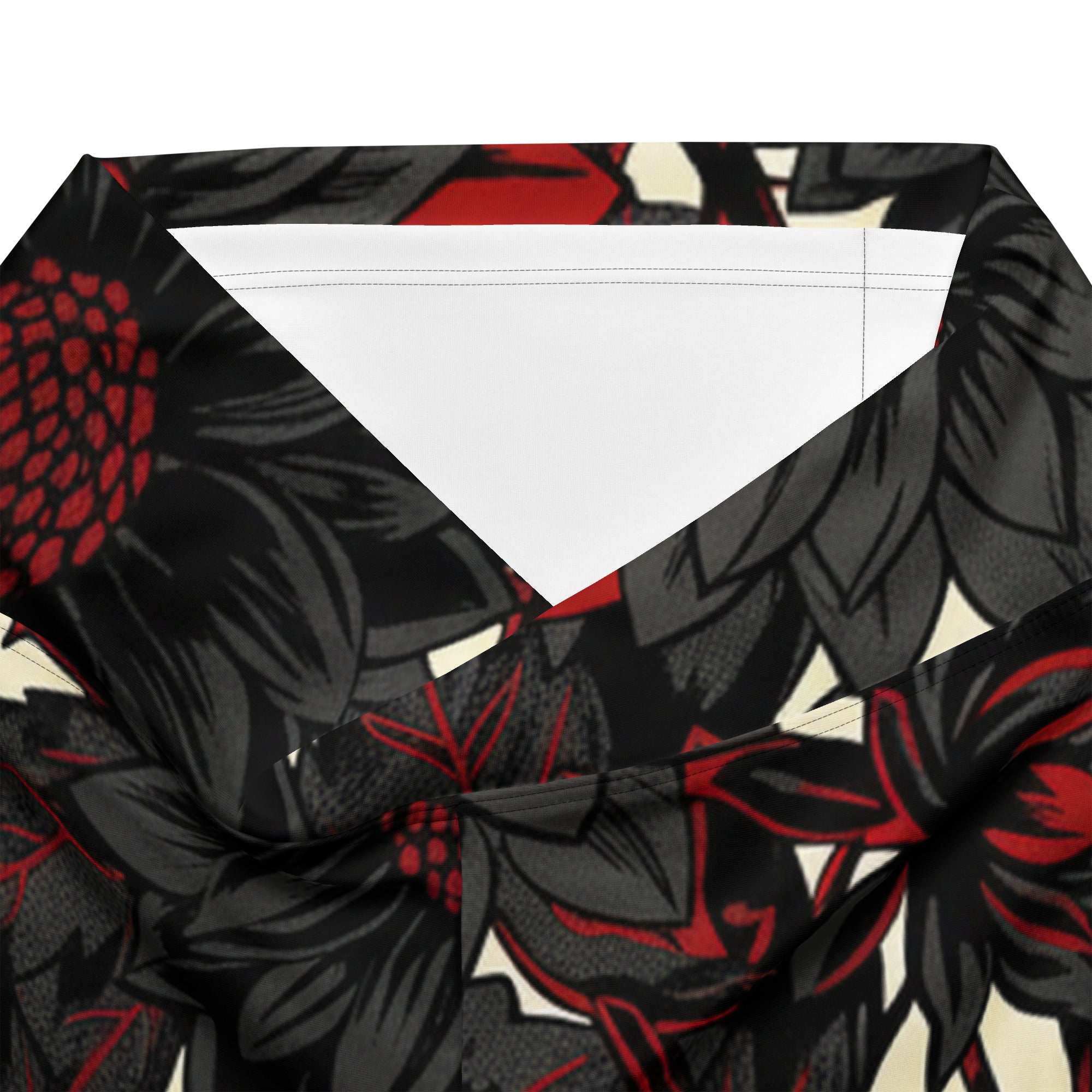 Black Dahlia Bloom Flare Leggings | GearBunch