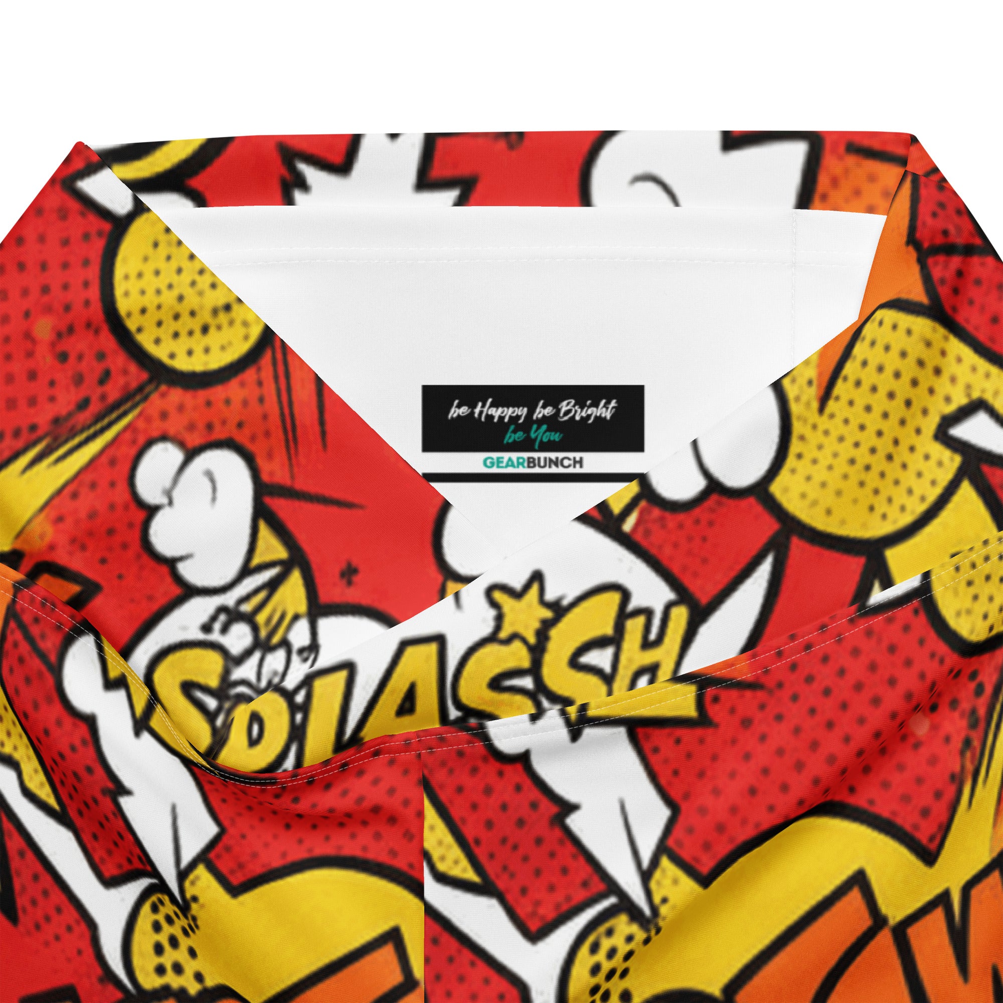 Comic Pop Fire Engine Flare Leggings | GearBunch