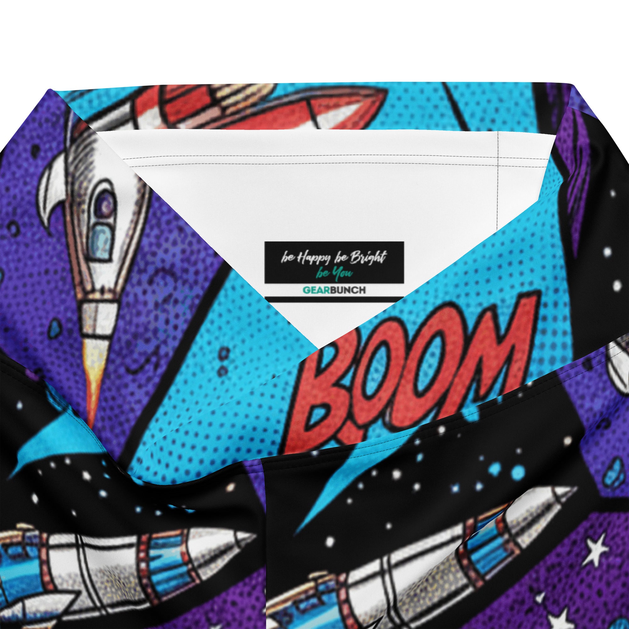 Comic Strip Space Battle Flare Leggings | GearBunch