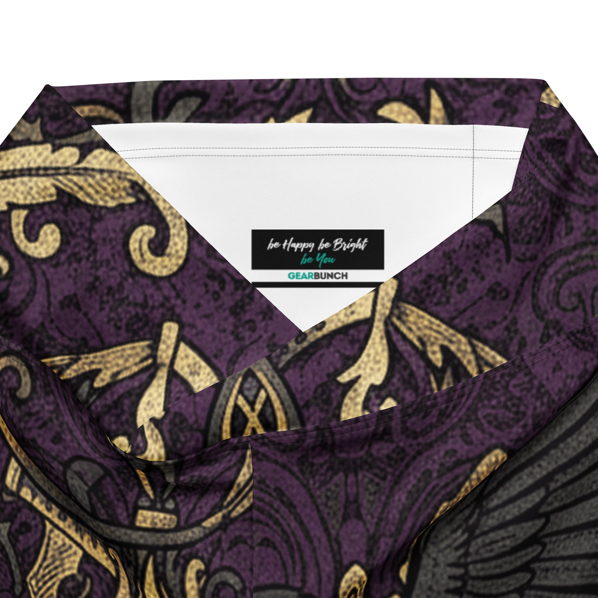 Poe Raven Damask Flare Leggings | GearBunch
