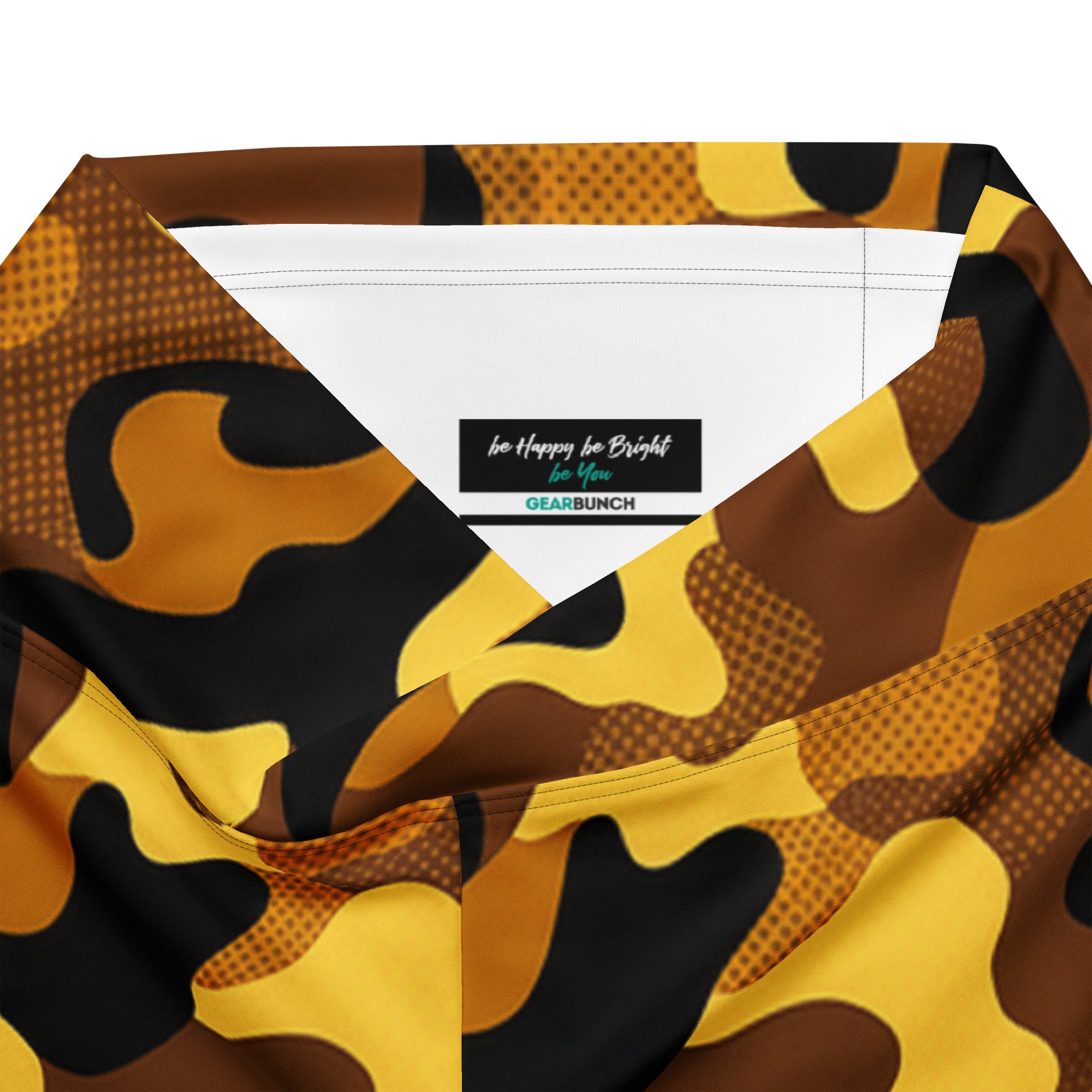 Gold Camo Flare Leggings | GearBunch