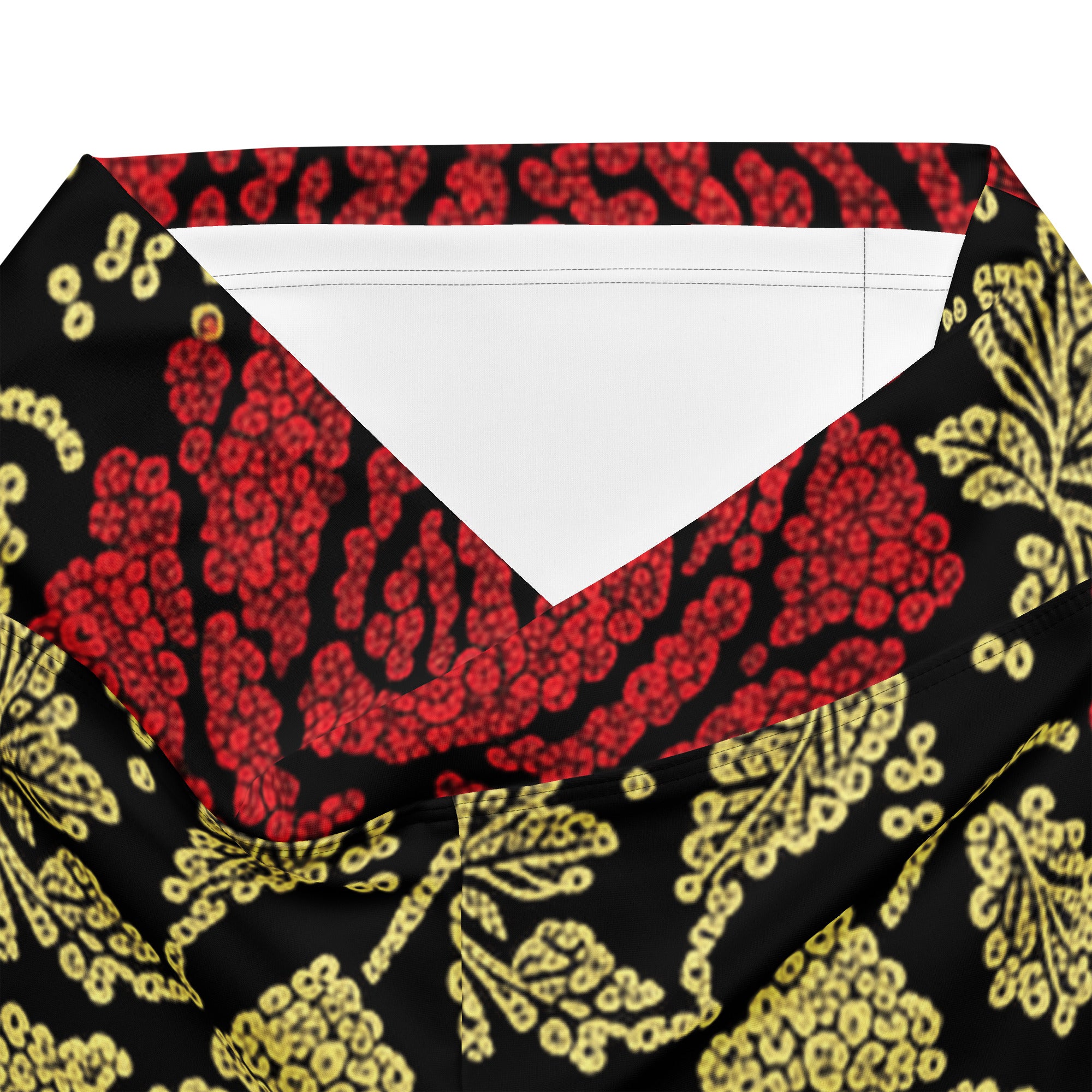 Gold Paillette Rose Flare Leggings | GearBunch