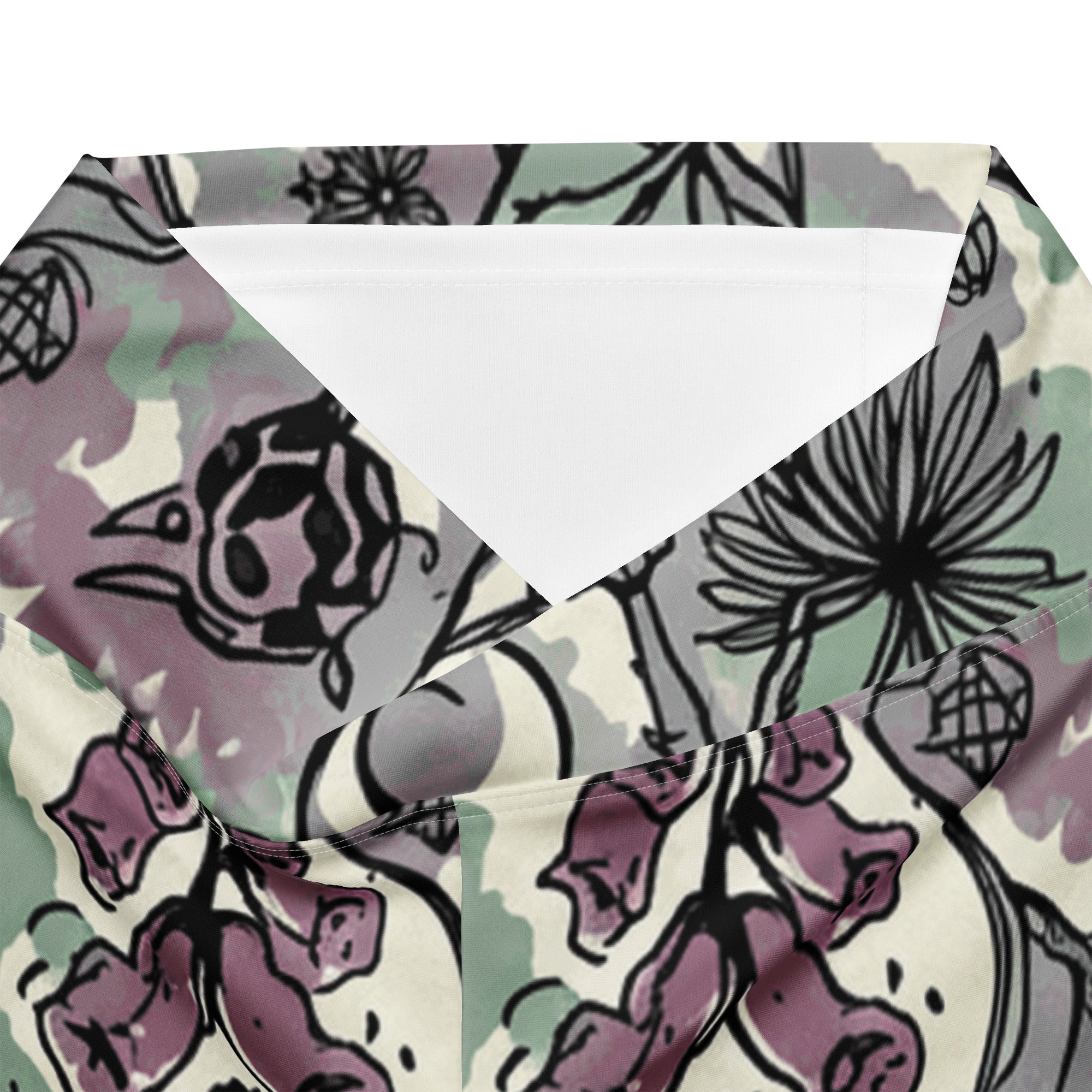 Hemlock and Foxglove Goth Flare Leggings | GearBunch