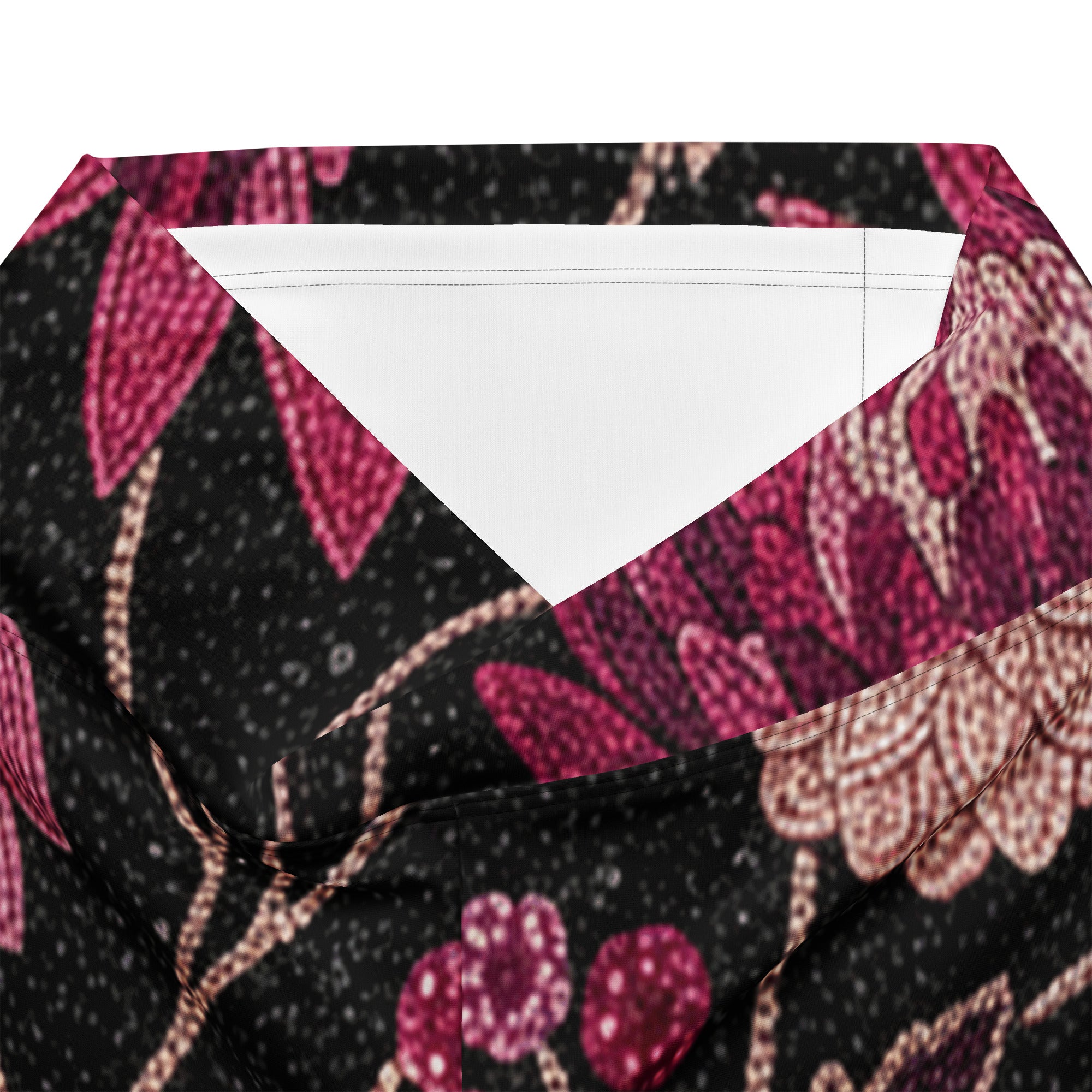 Midnight Paillette Peony Flare Leggings | GearBunch