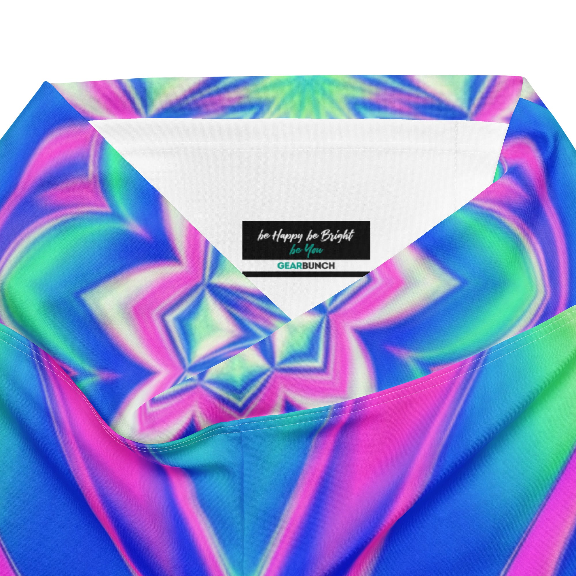 Psychedelic Chrome Spectrum Flare Leggings | GearBunch