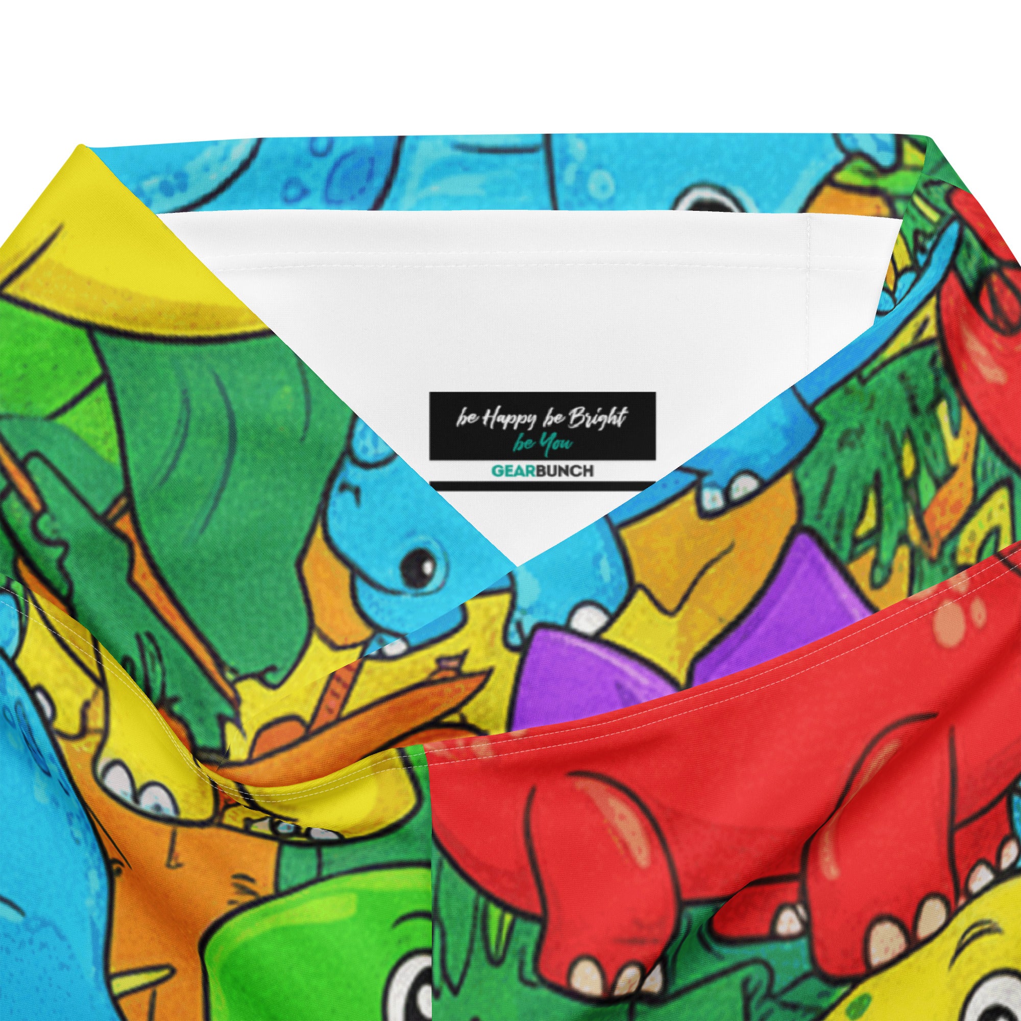 Vibrant Dinosaur Stomp Flare Leggings | GearBunch