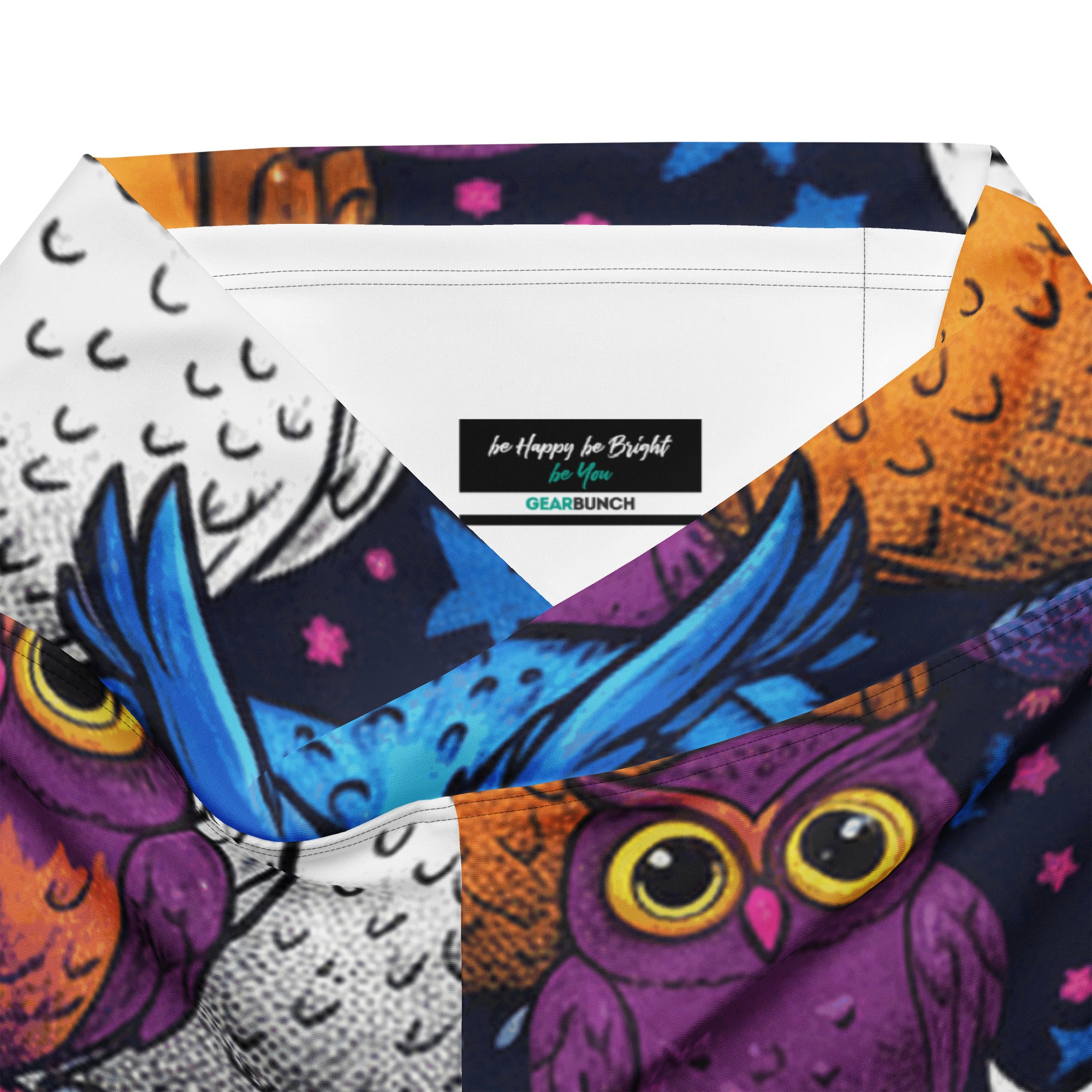 Vibrant Owl Night Flare Leggings | GearBunch