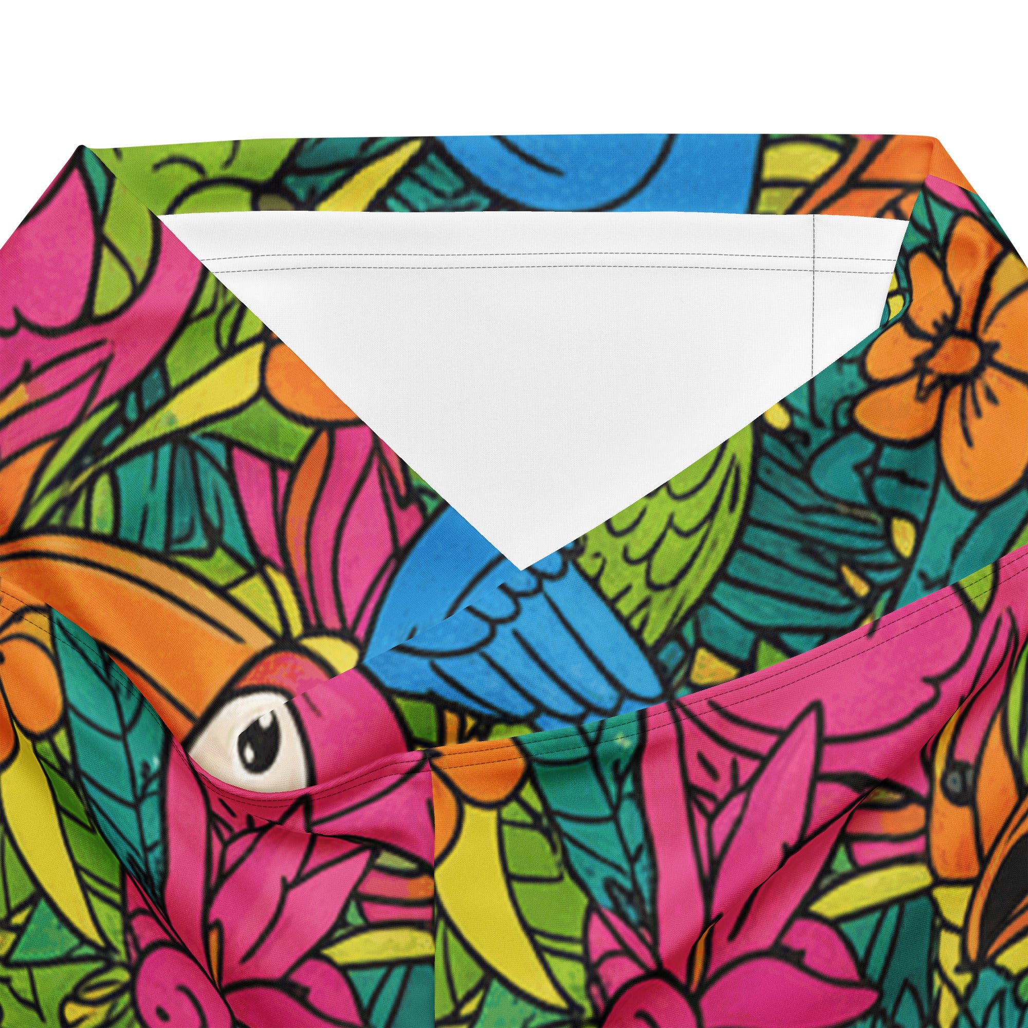 Vibrant Tropical Birds Flare Leggings | GearBunch