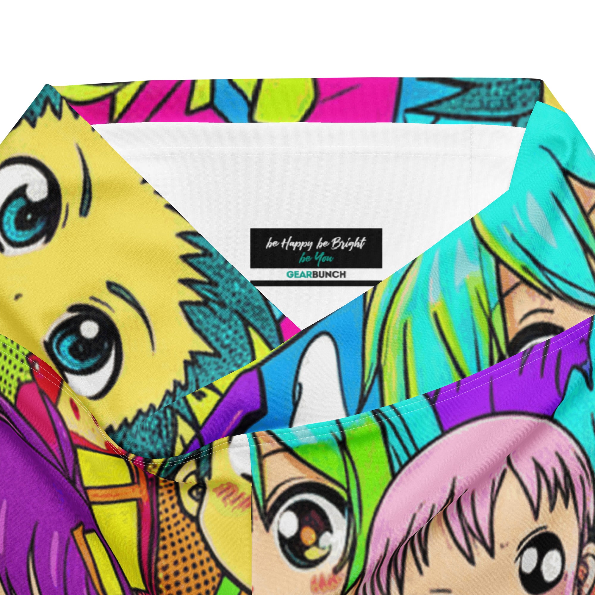 Anime Collage Chibi Party Flare Leggings | GearBunch