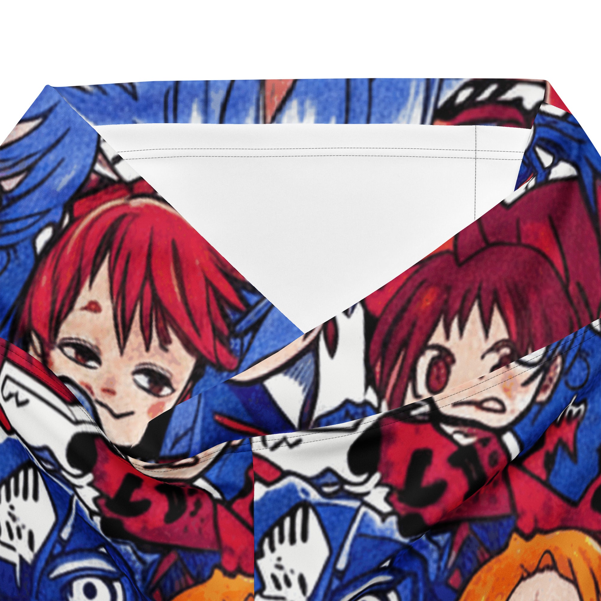 Anime Collage Dark Shonen Flare Leggings | GearBunch