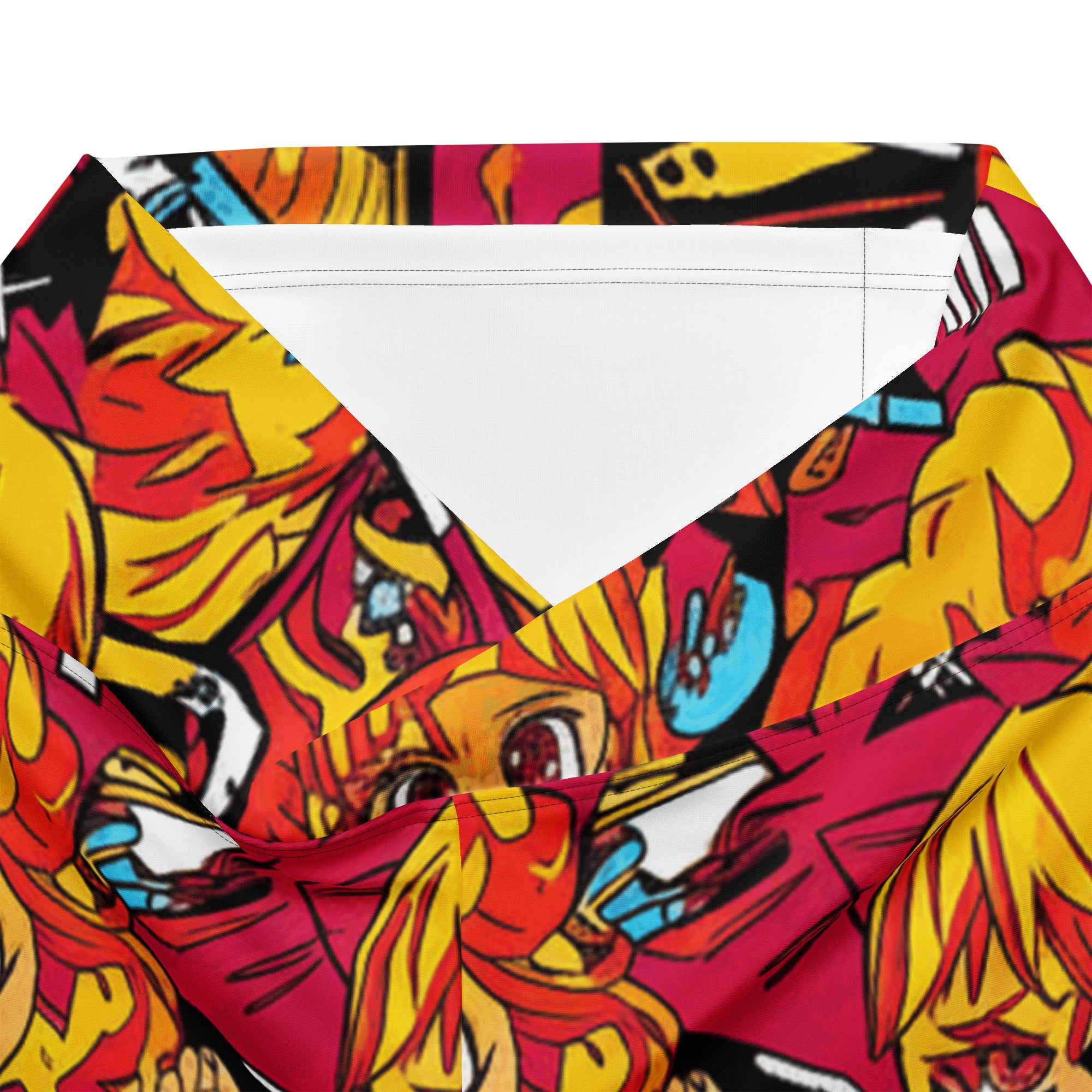 Anime Collage Fire Spirit Flare Leggings | GearBunch