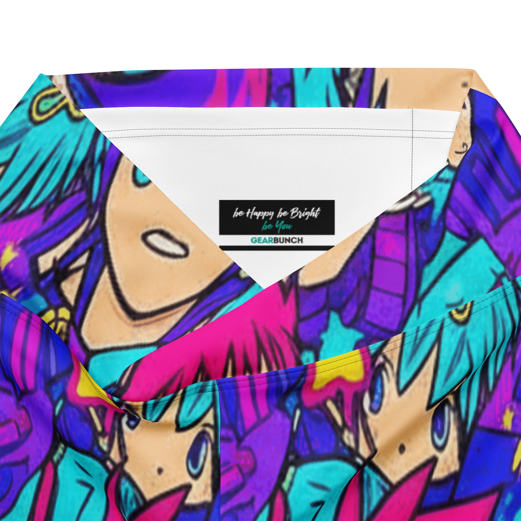 Anime Collage Galaxy Hero Flare Leggings | GearBunch