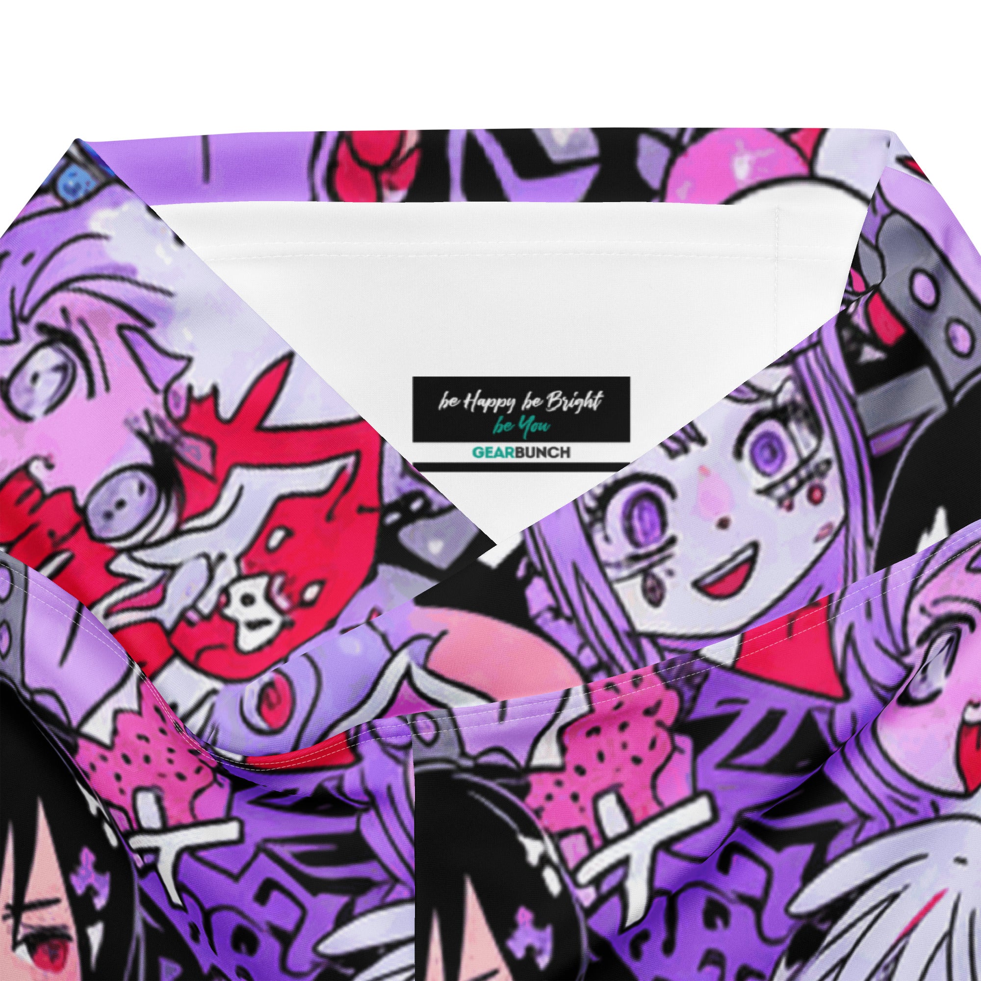 Anime Kawaii Goth Collage Flare Leggings | GearBunch