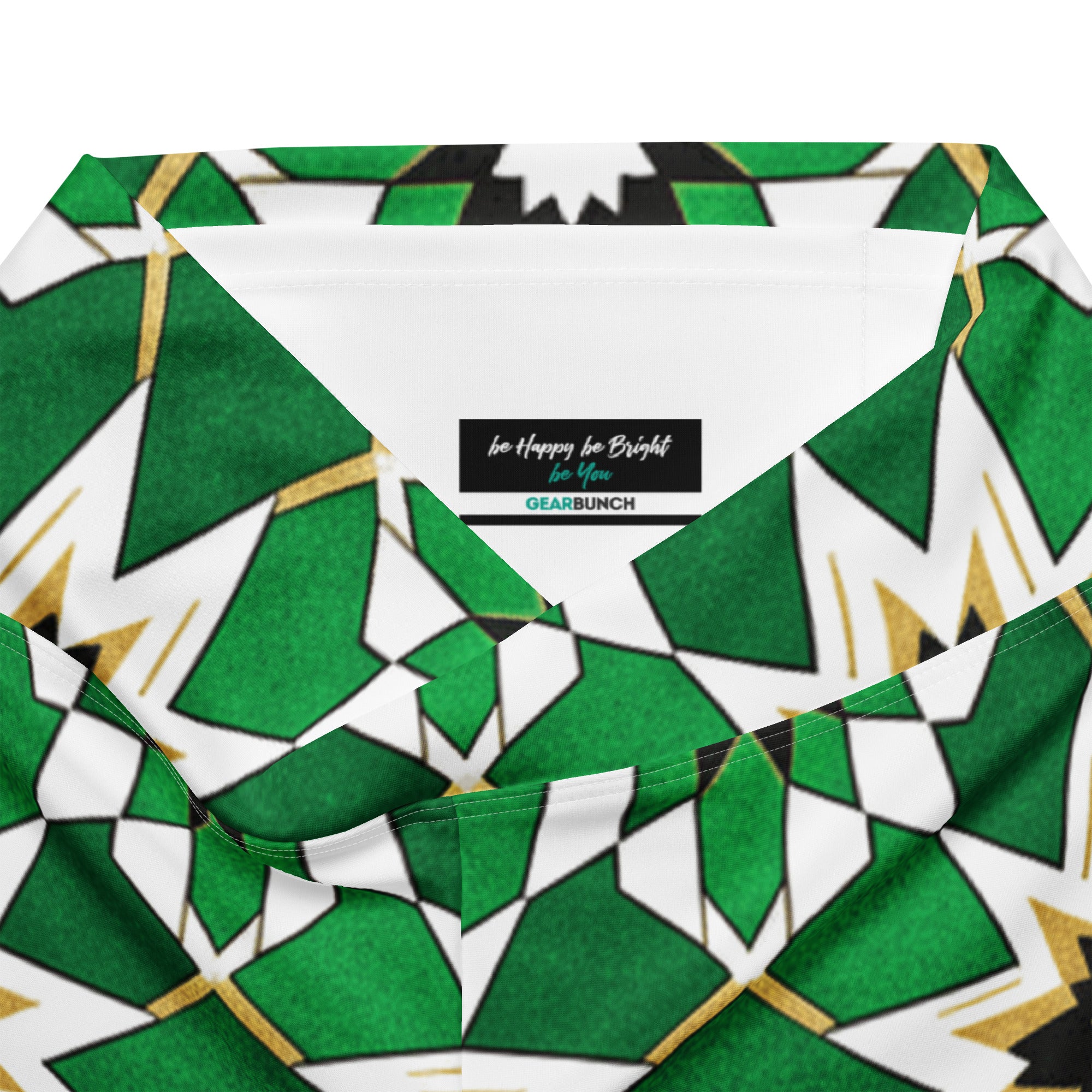 Zellige Emerald Gold Flare Leggings | GearBunch