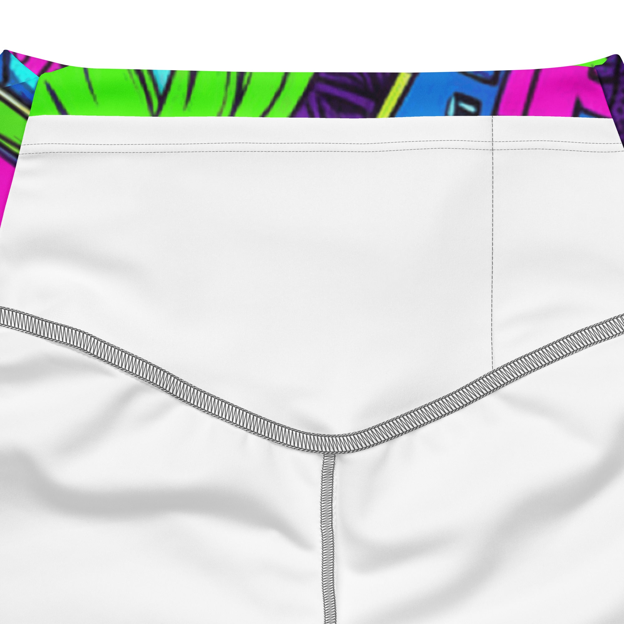 Anime Collage Cyberpunk Flare Leggings | GearBunch