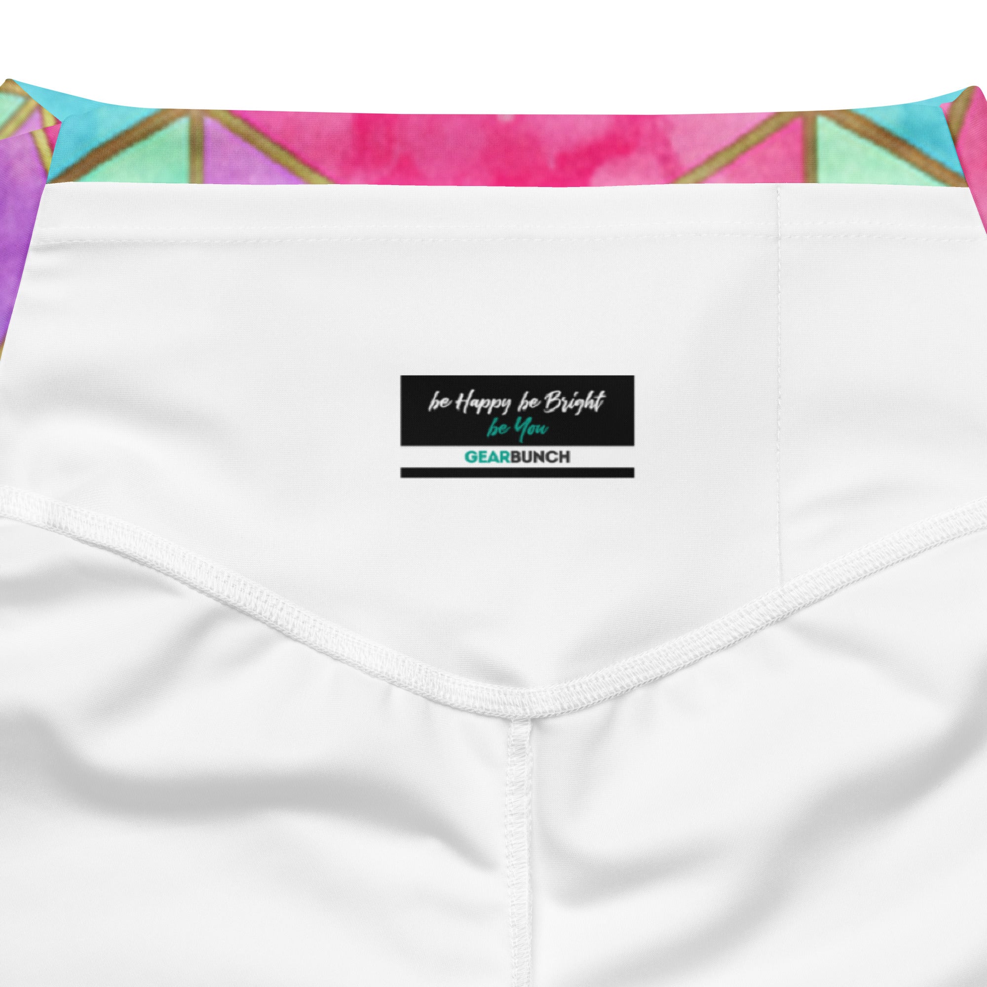 Arabic Watercolour Violet Dream Flare Leggings | GearBunch