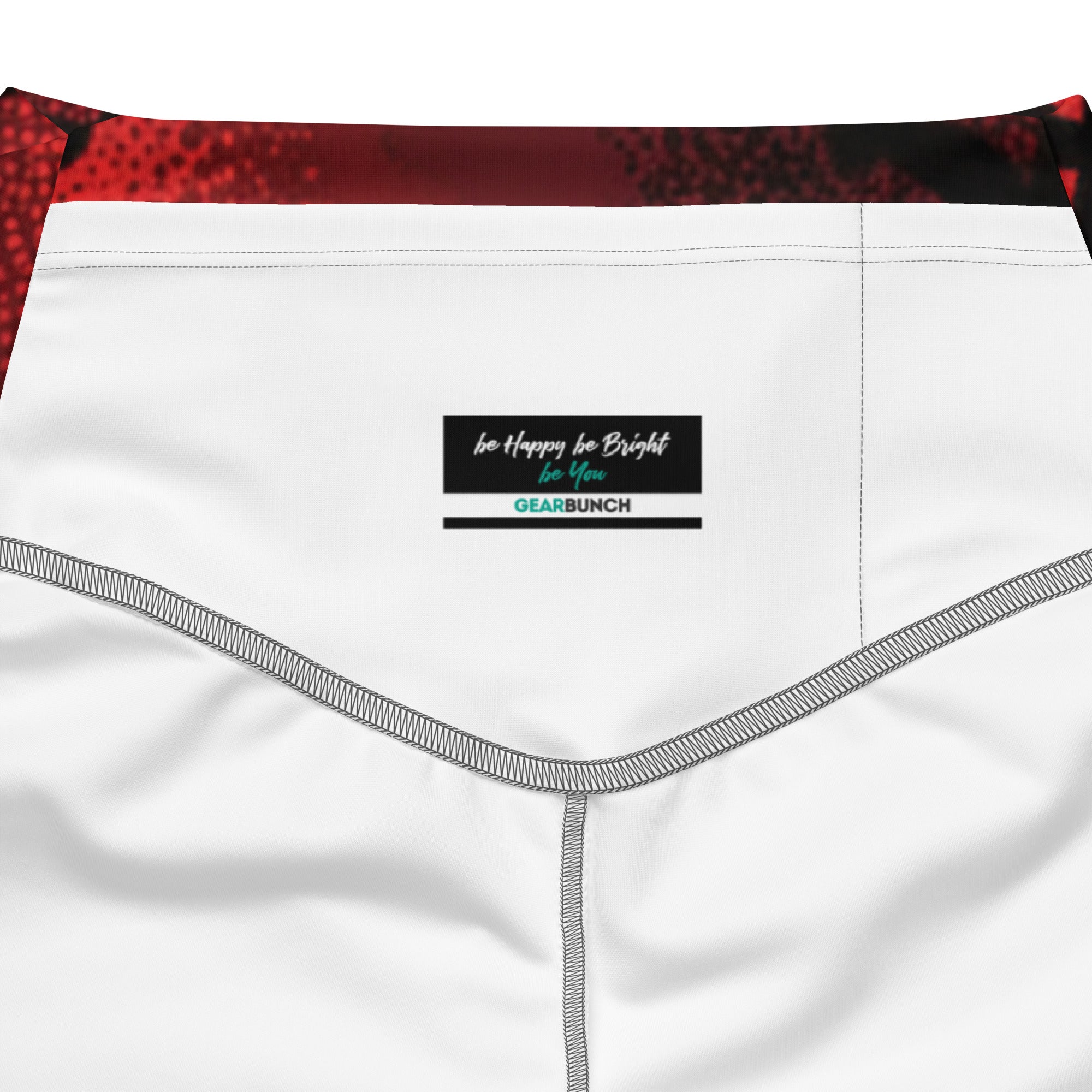 Black Baseball Stitches Flare Leggings | GearBunch