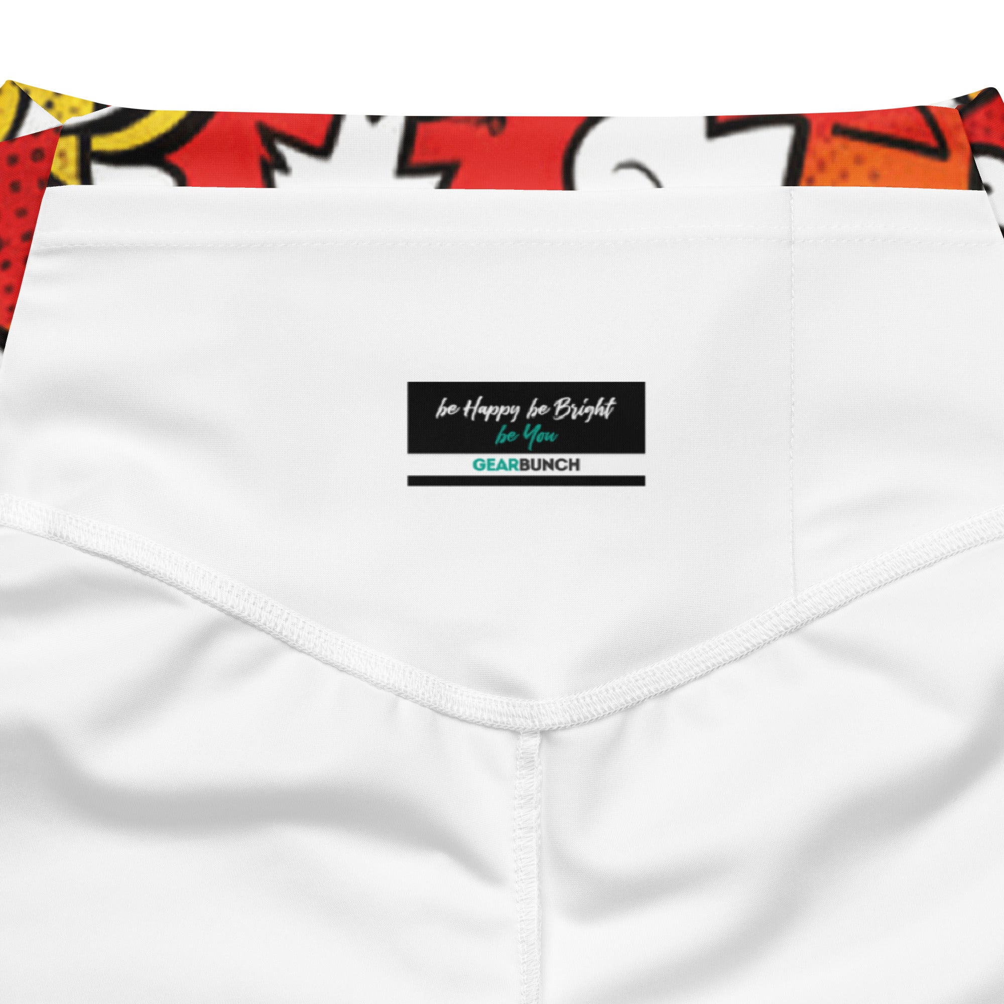 Comic Pop Fire Engine Flare Leggings | GearBunch