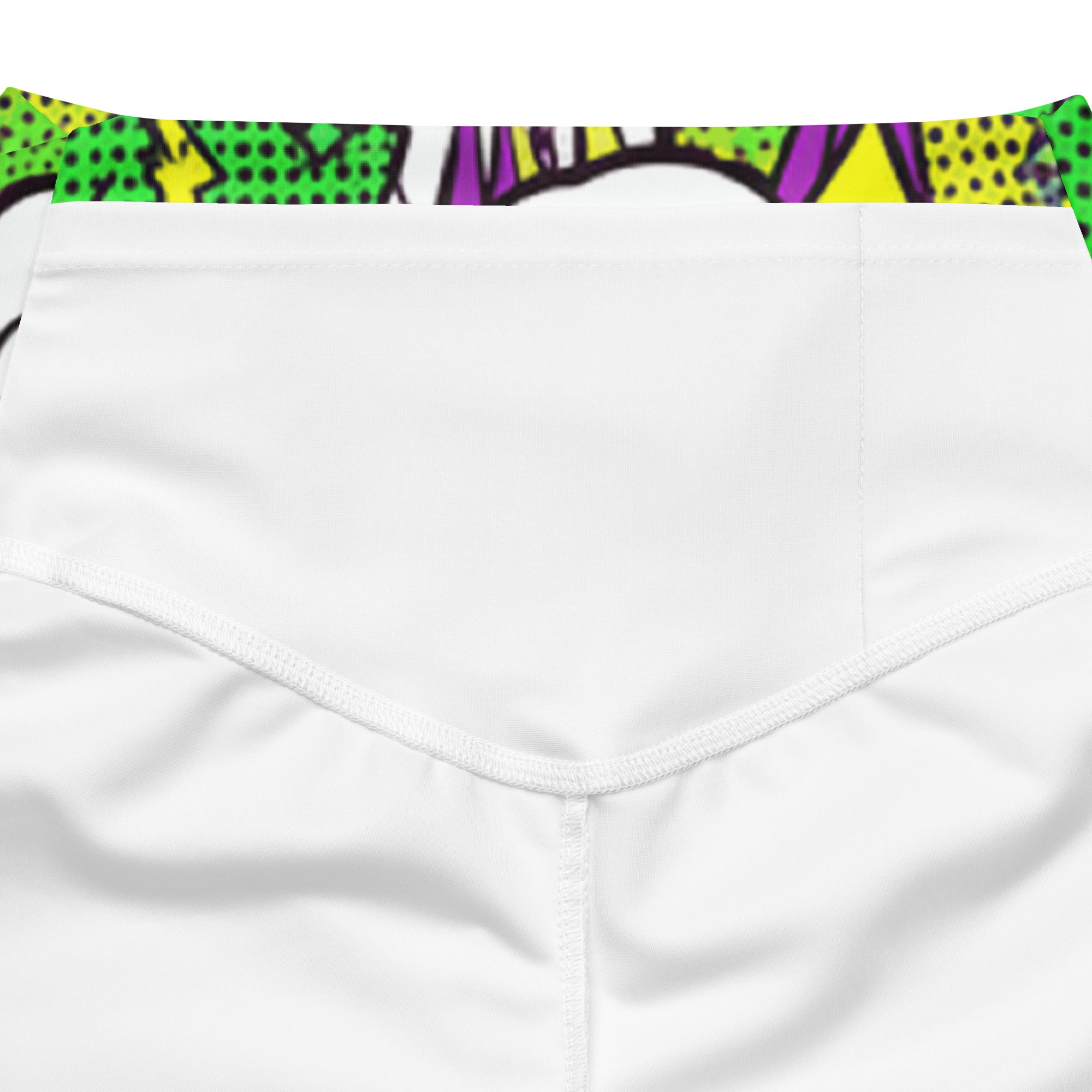 Comic Pop Toxic Green Flare Leggings | GearBunch