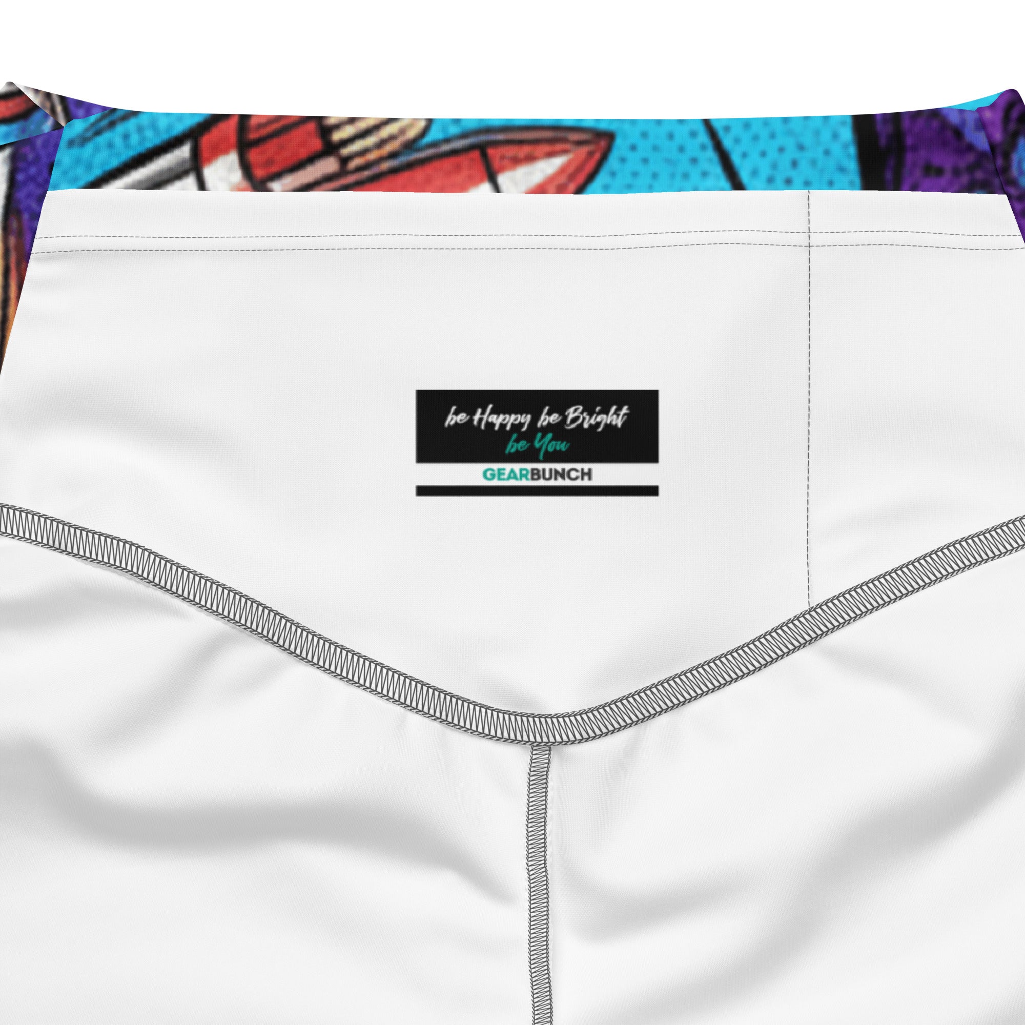 Comic Strip Space Battle Flare Leggings | GearBunch