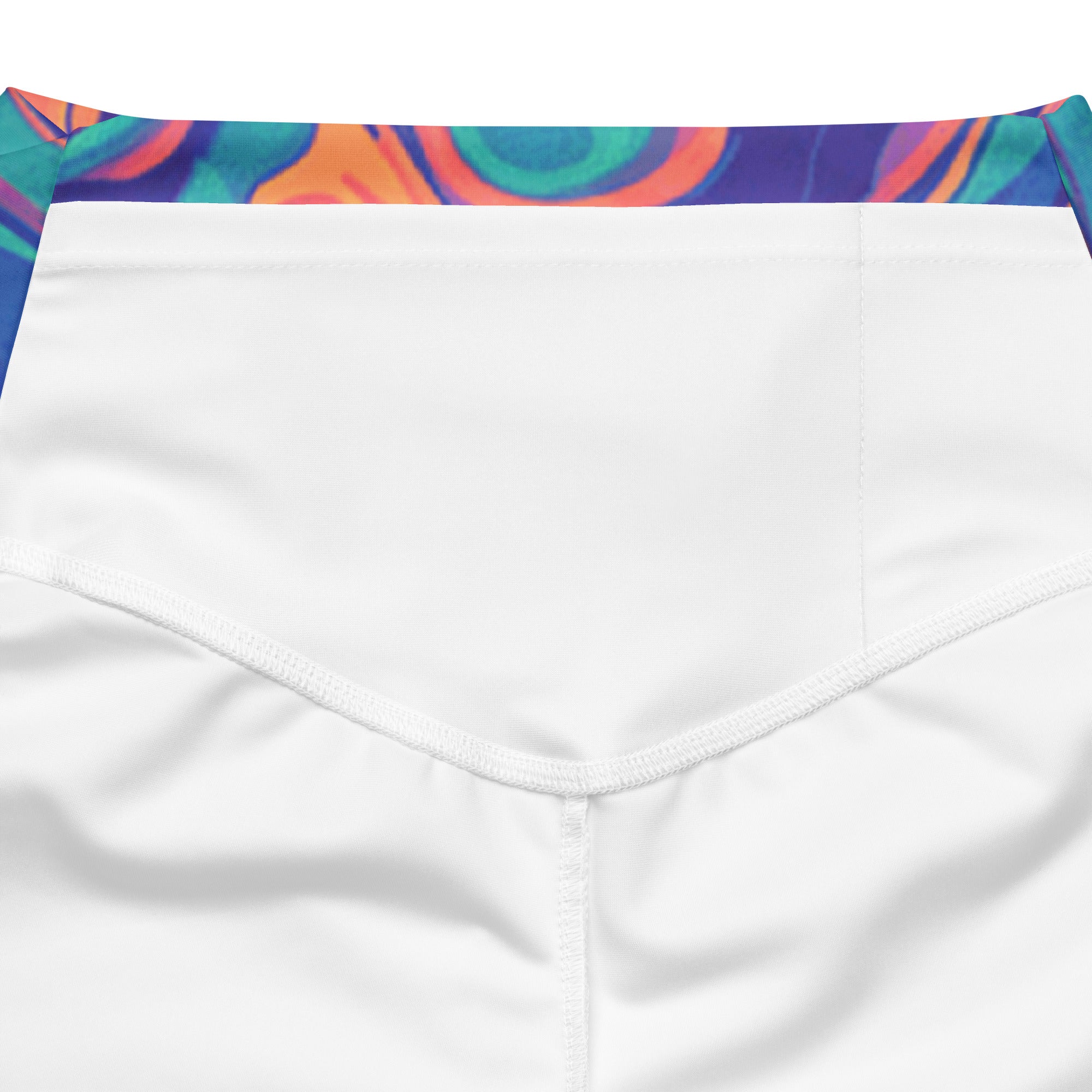 Liquid Marble Coral Reef Flare Leggings | GearBunch