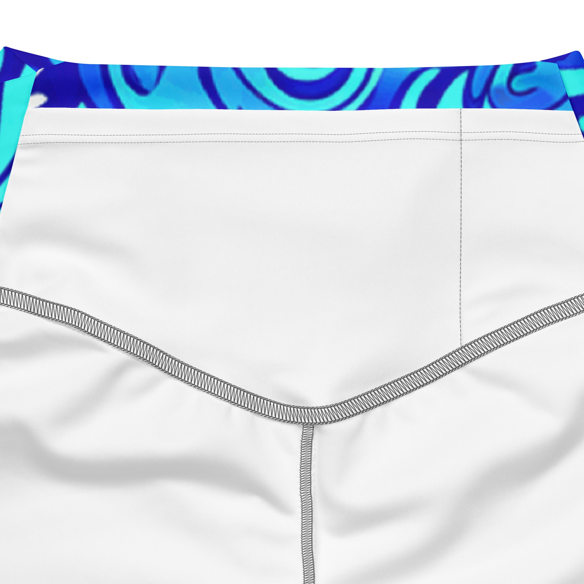 Psychedelic Electric Ocean Flare Leggings | GearBunch
