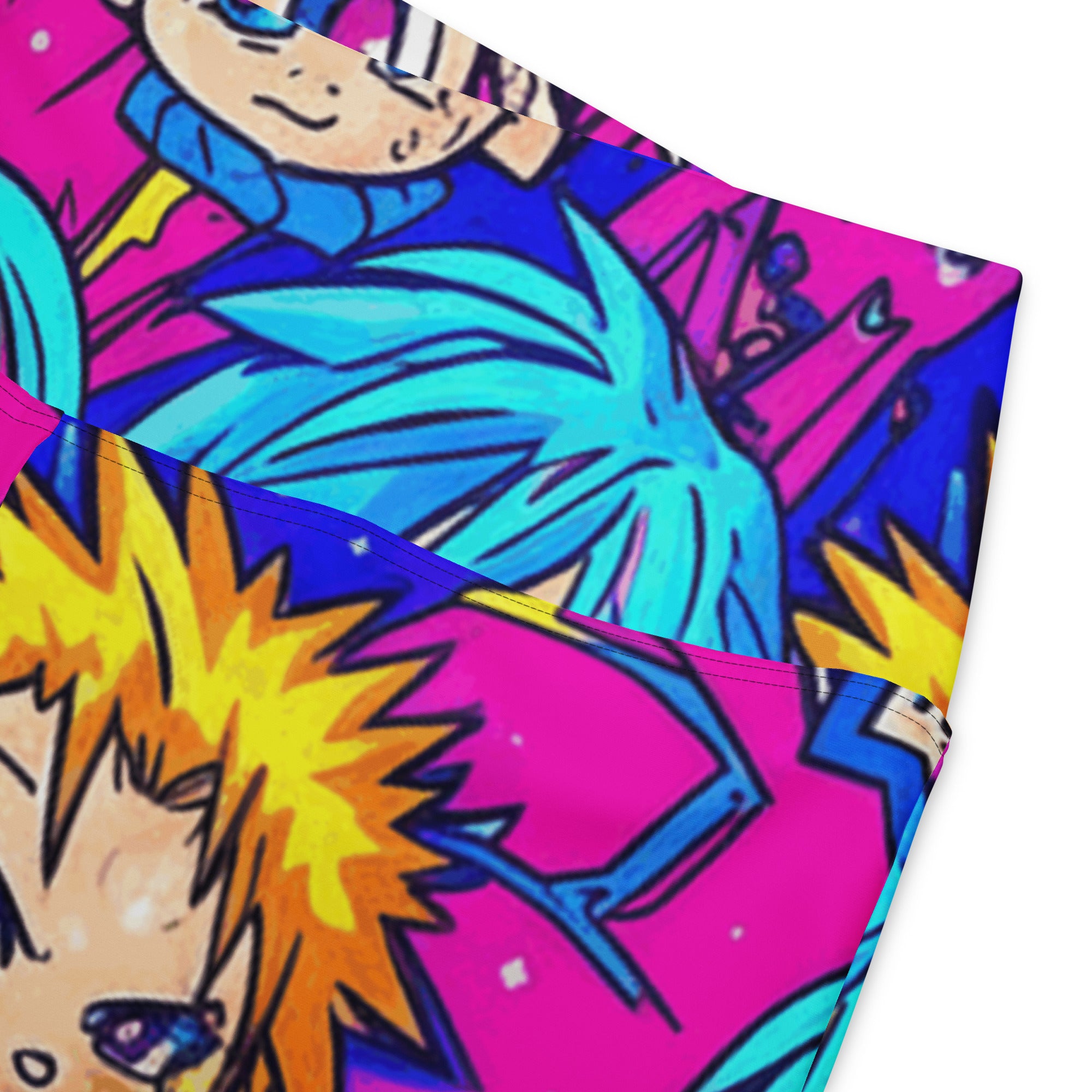 Anime Galaxy Hero Flare Leggings | GearBunch