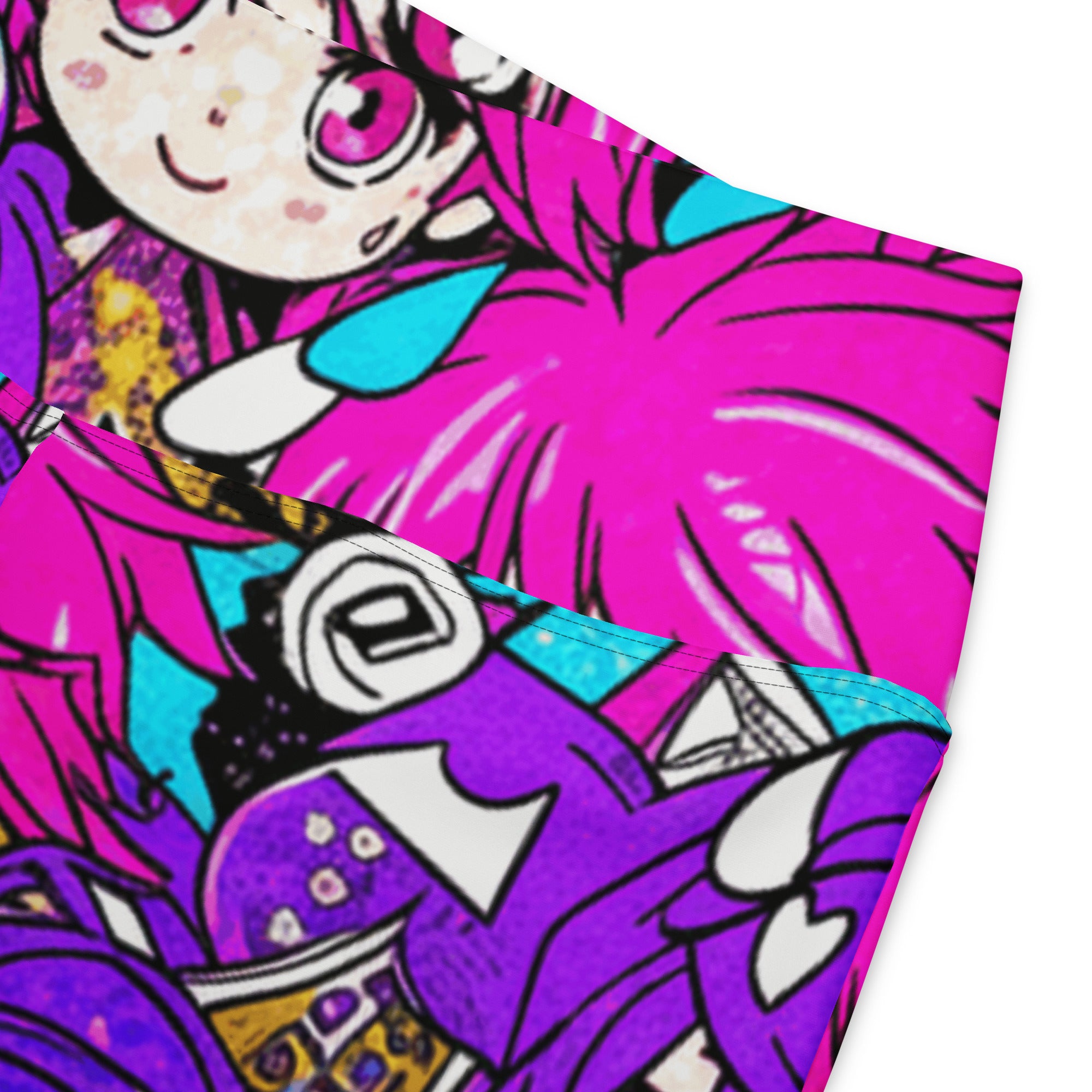 Anime Collage Pop Idol Flare Leggings | GearBunch