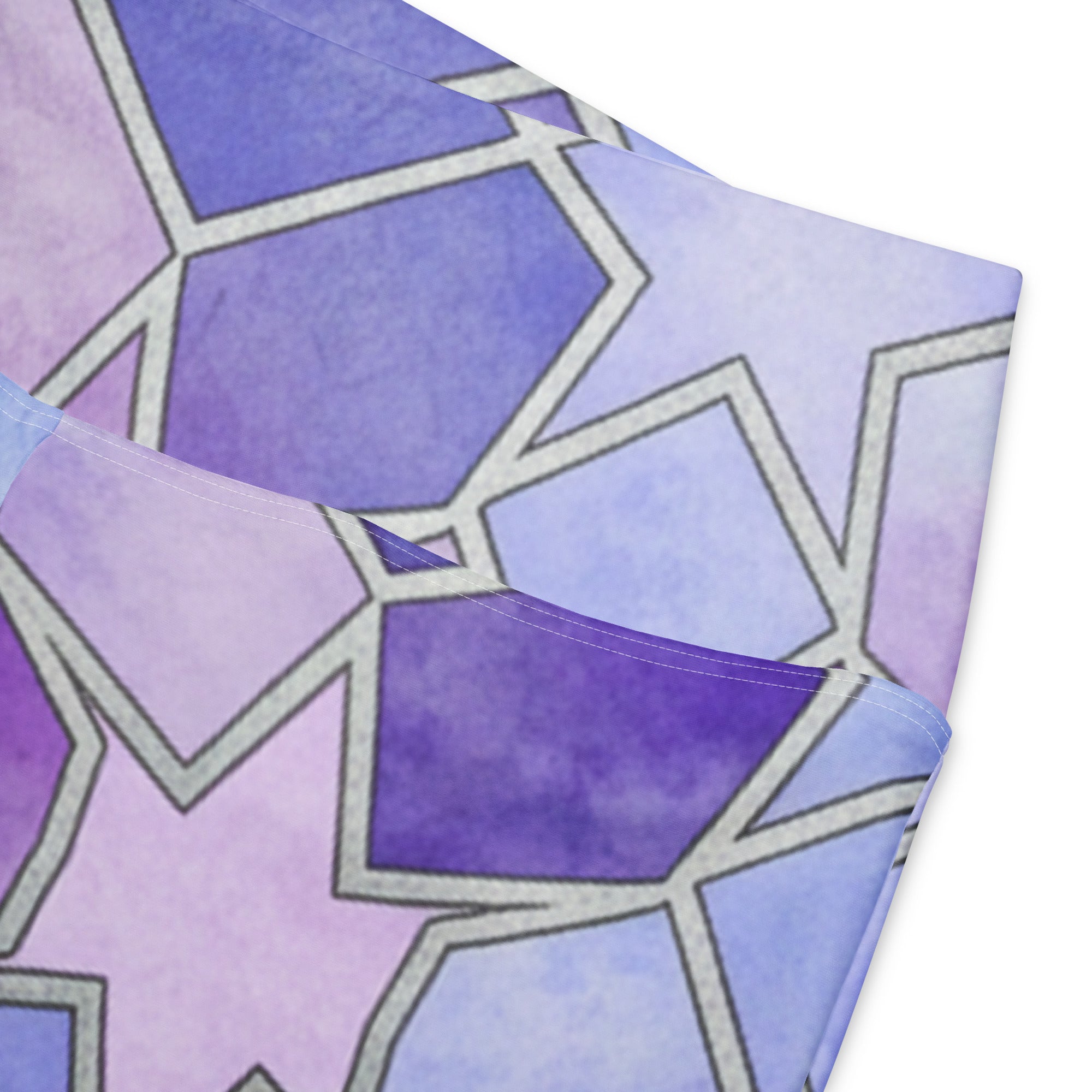 Arabic Lavender Fields Flare Leggings | GearBunch