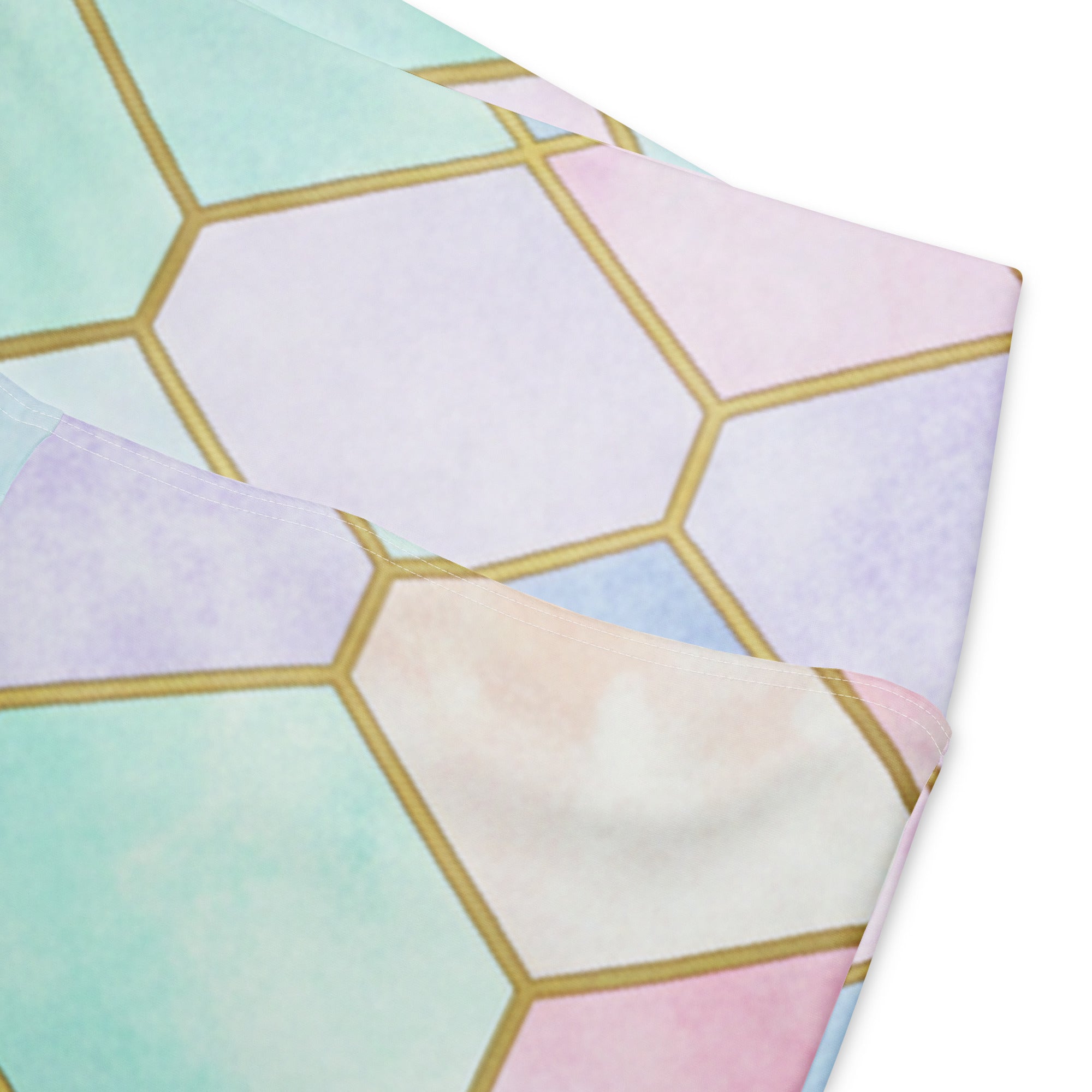 Arabic Watercolour Pastel Rainbow Flare Leggings | GearBunch