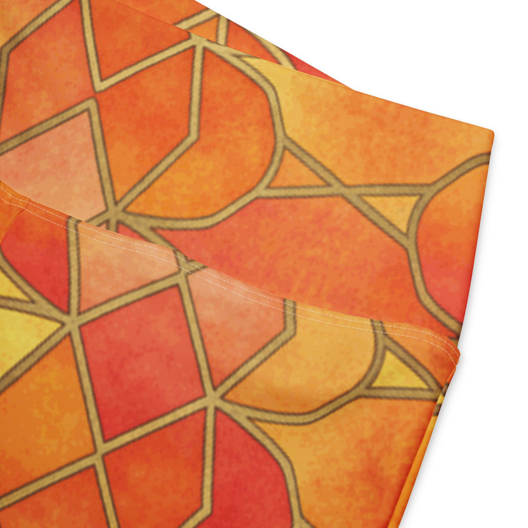Arabic Sunset Blaze Flare Leggings | GearBunch