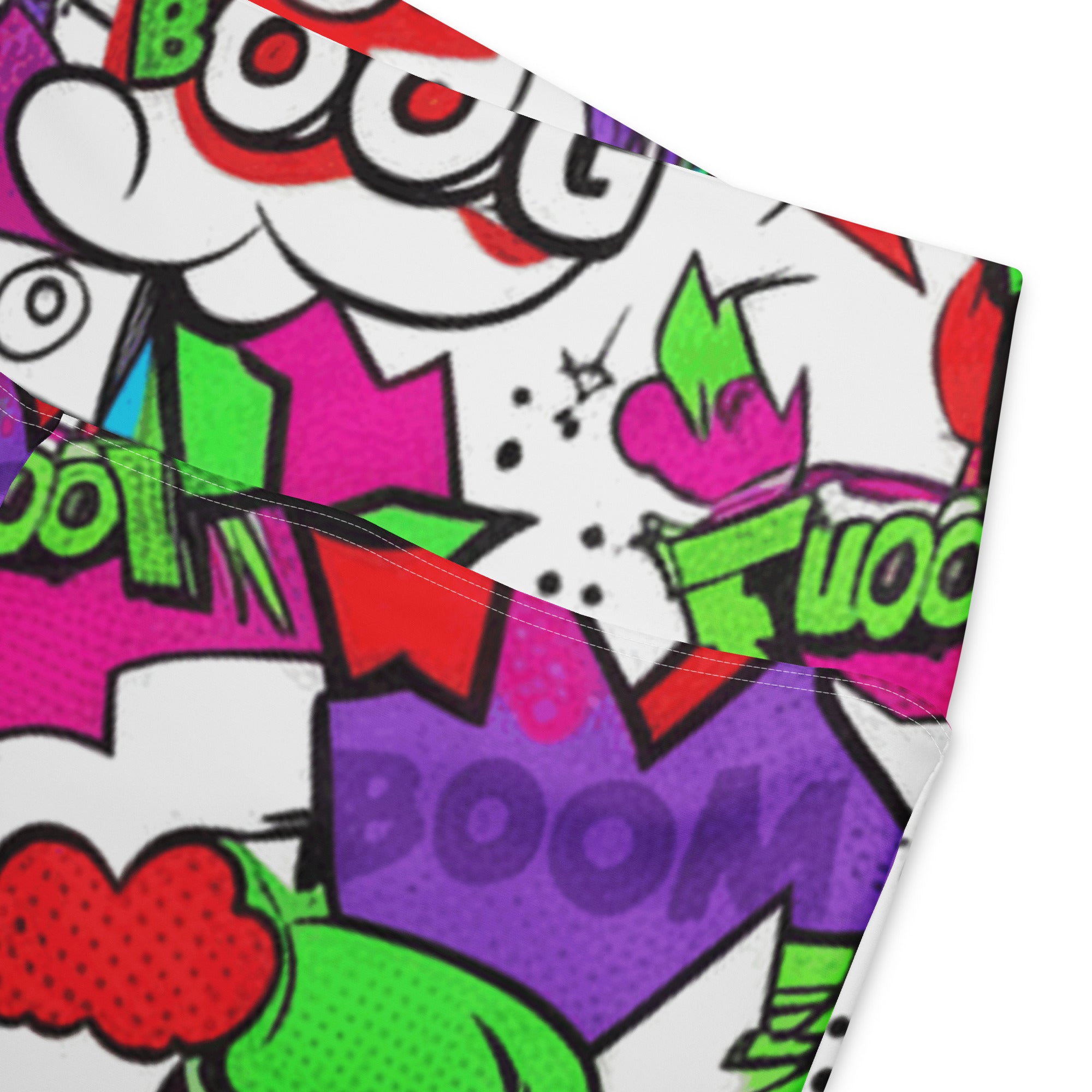 Comic Pop Neon Pink Flare Leggings | GearBunch