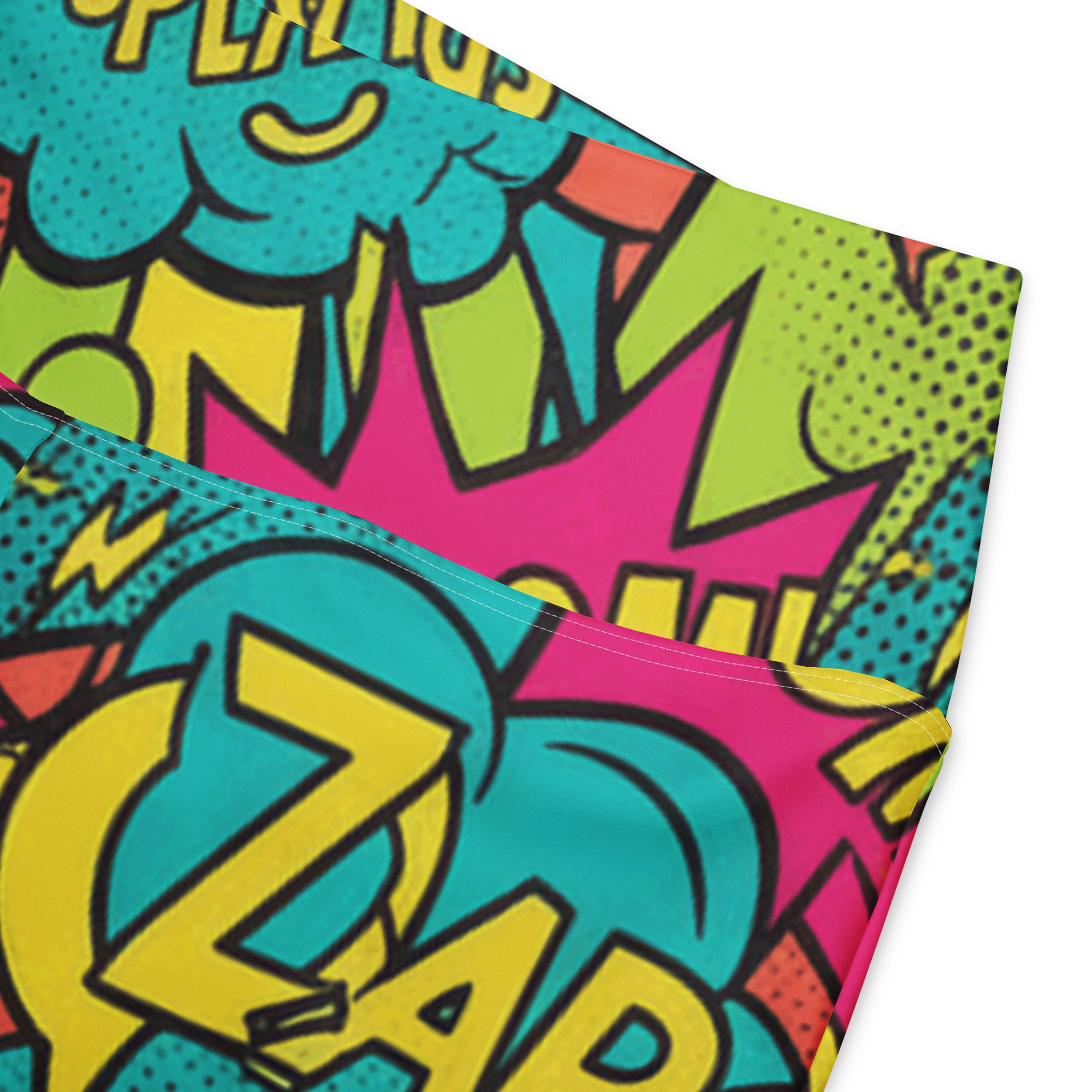 Comic Pop Tropical Flare Leggings | GearBunch