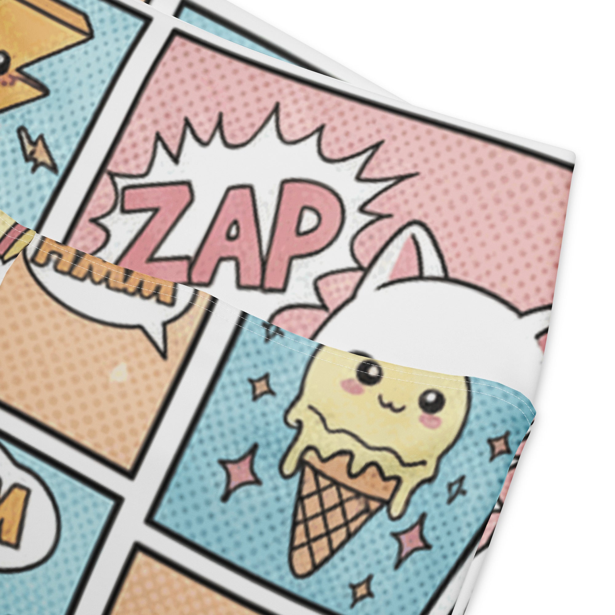 Comic Strip Kawaii Cute Flare Leggings | GearBunch