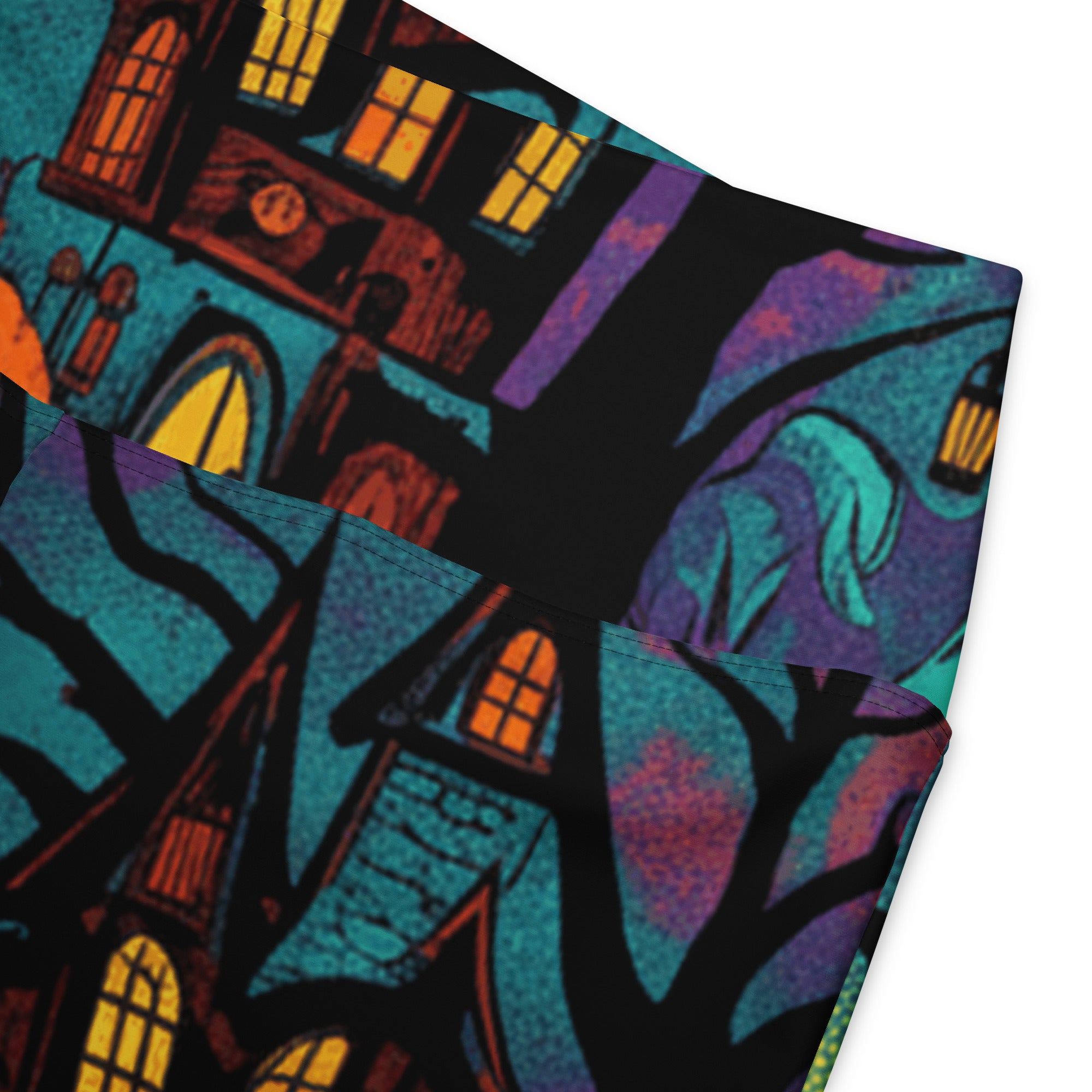 Haunted Manor Twilight Flare Leggings | GearBunch