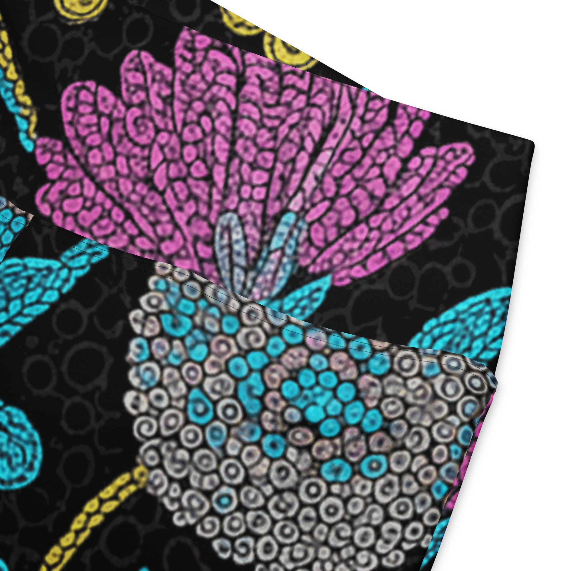 Holographic Paillette Maximalist Flare Leggings | GearBunch