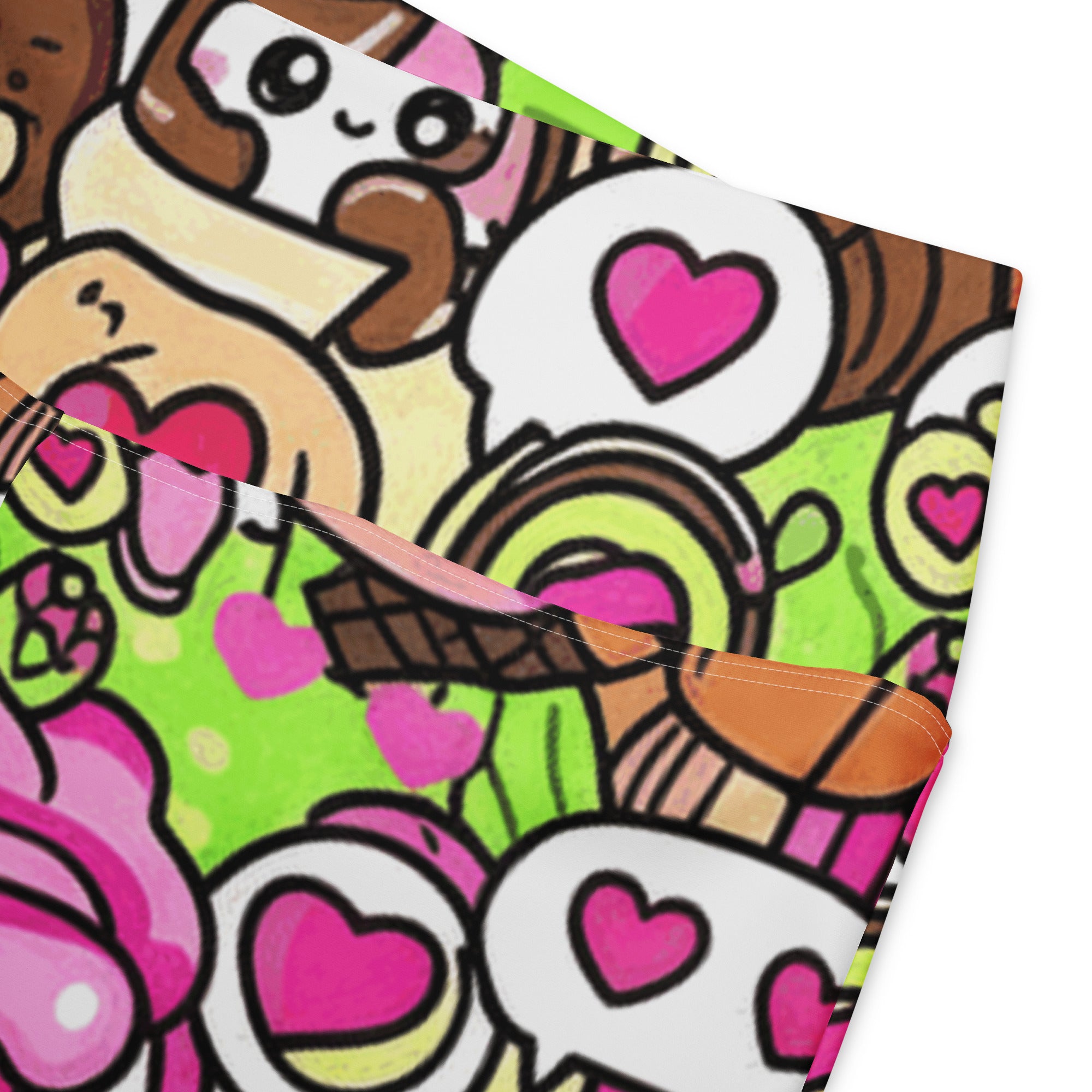 Kawaii Sakura Picnic Flare Leggings | GearBunch