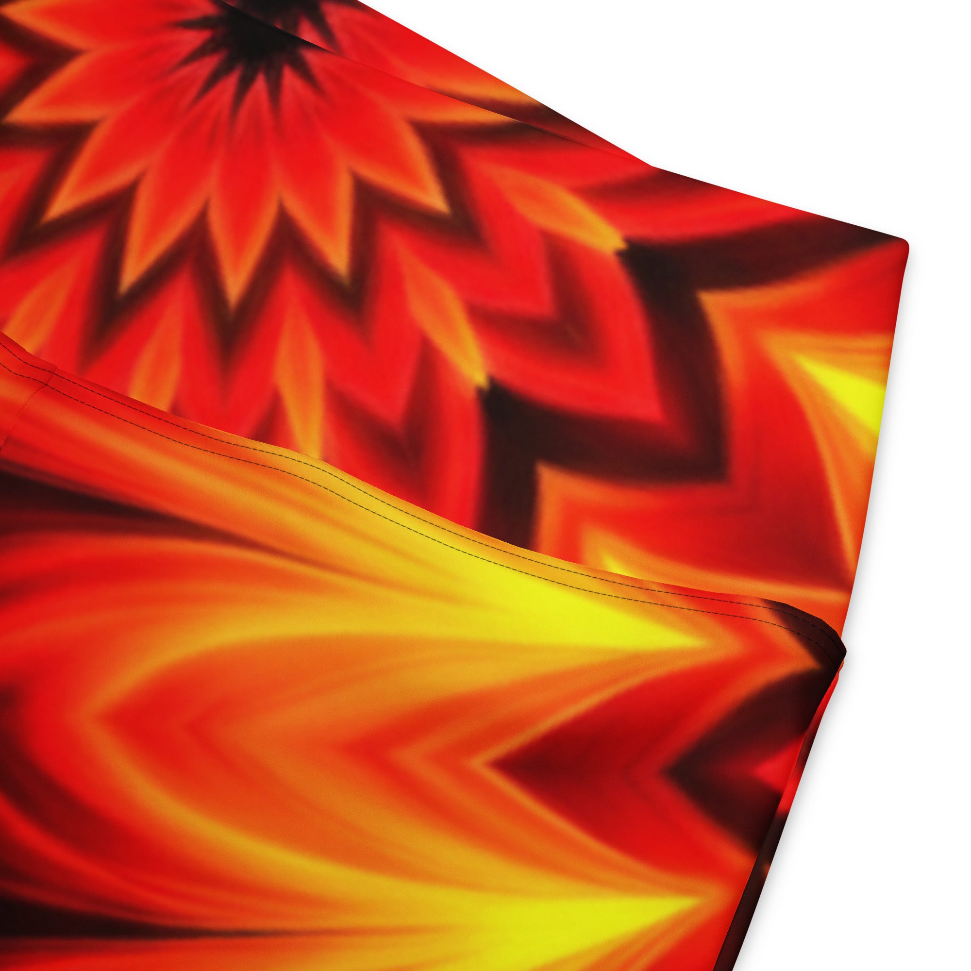 Psychedelic Magma Core Flare Leggings | GearBunch