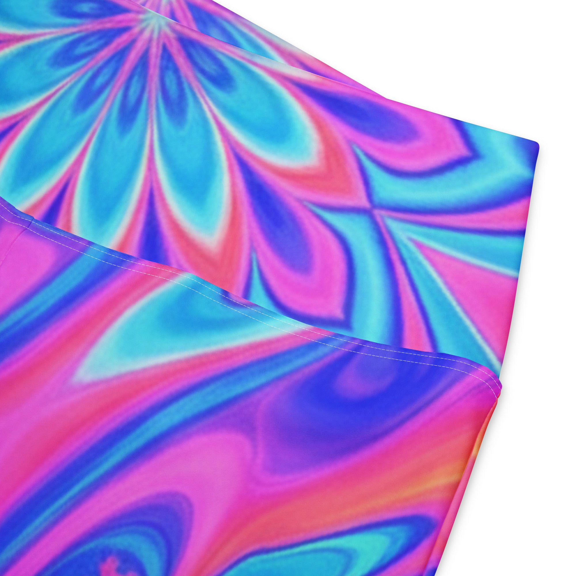 Psychedelic Vaporwave Dream Flare Leggings | GearBunch