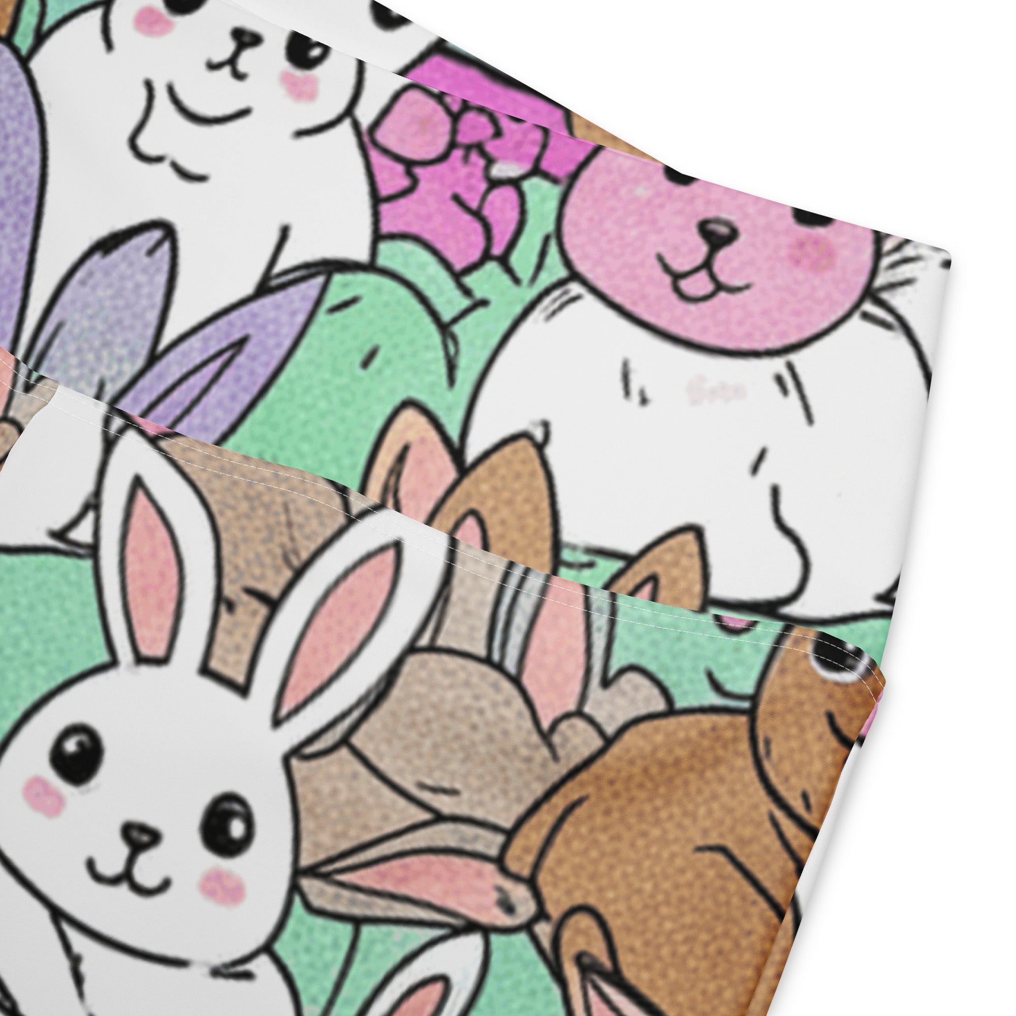 Vibrant Bunny Hop Flare Leggings | GearBunch
