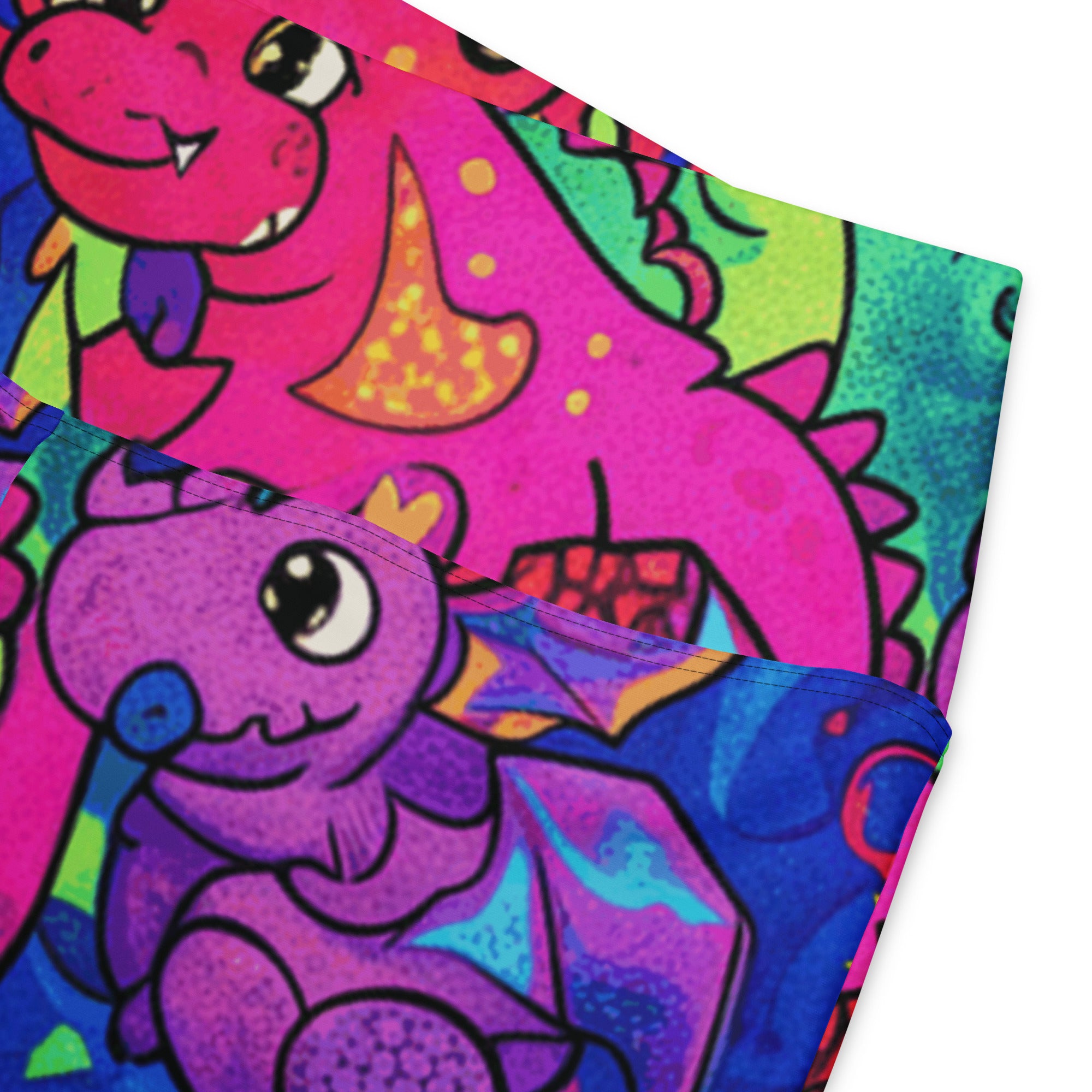 Vibrant Dragon Fantasy Flare Leggings | GearBunch