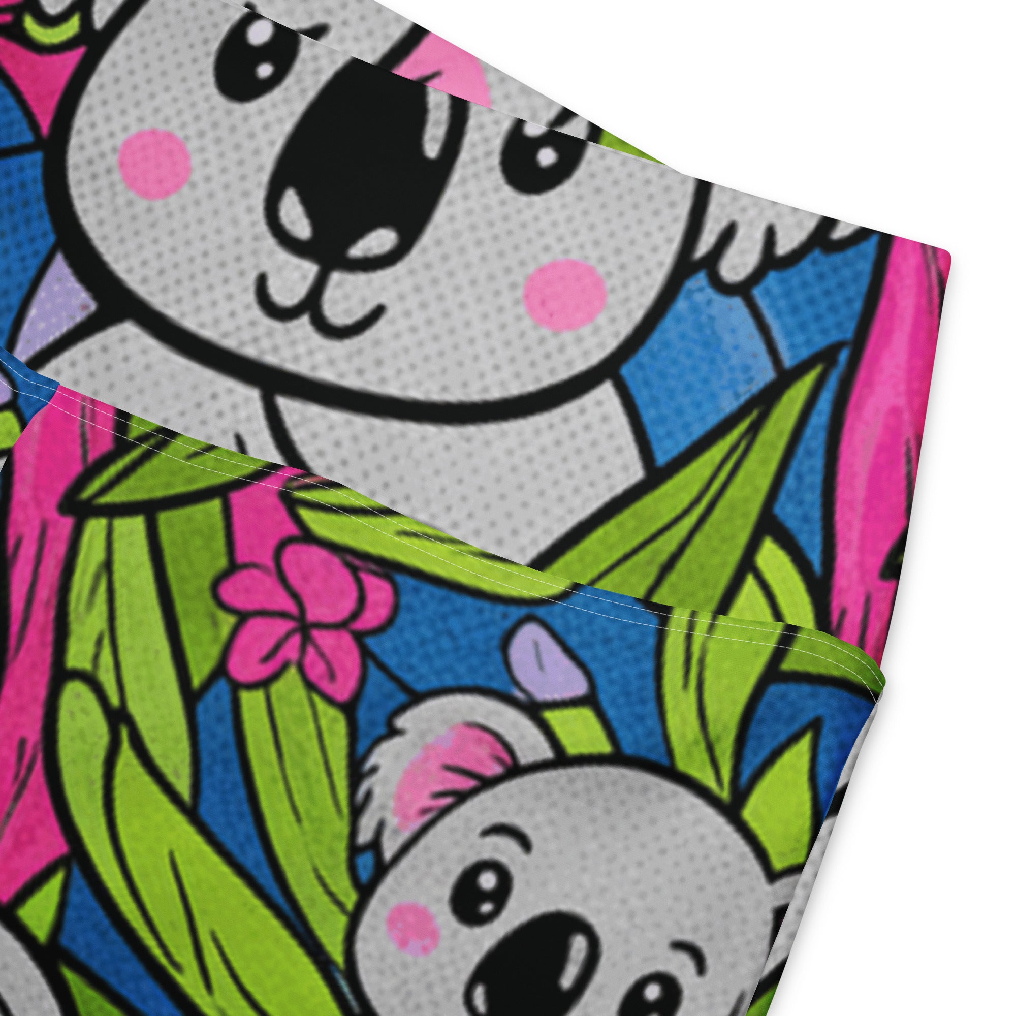 Vibrant Koala and Friends Flare Leggings | GearBunch