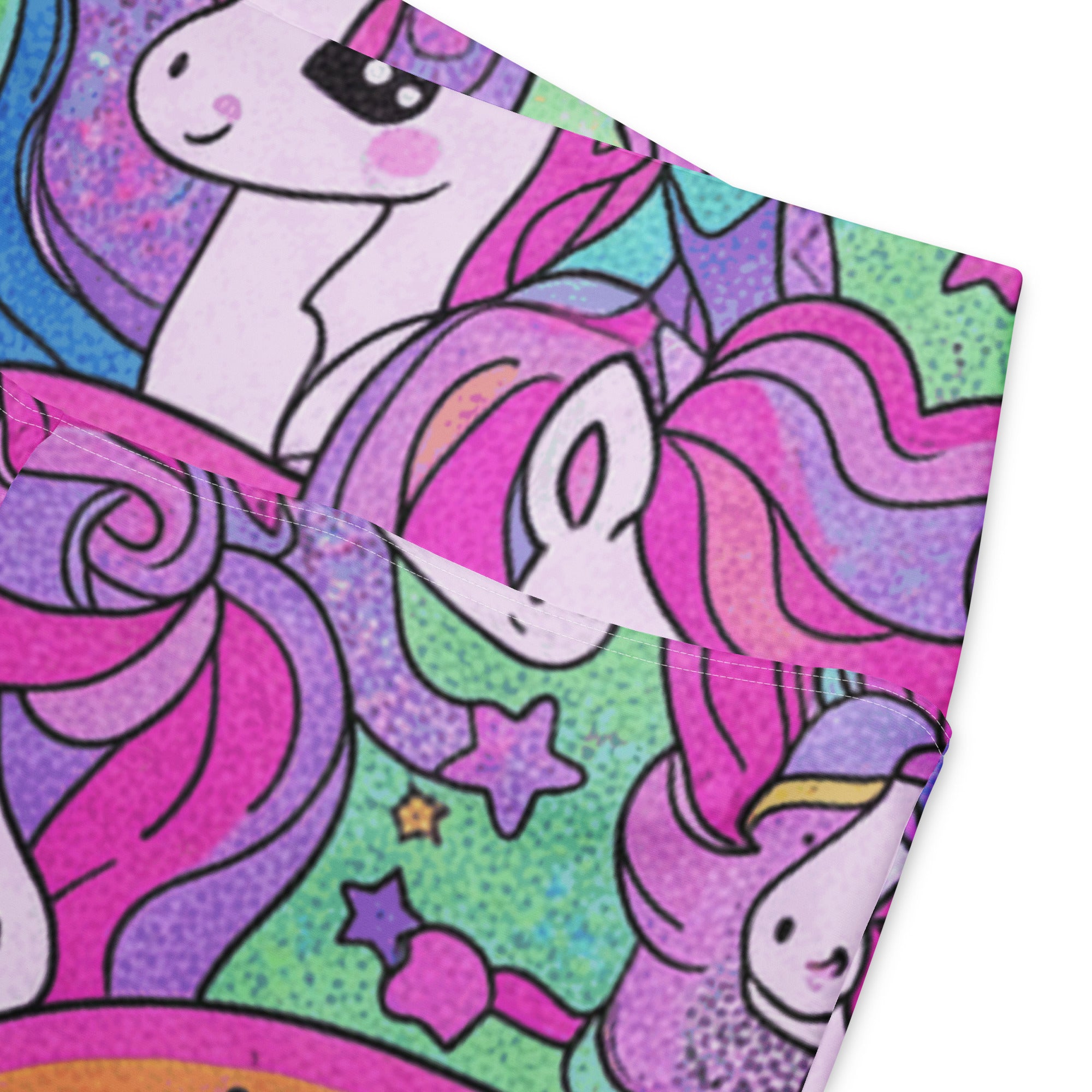 Vibrant Unicorn Rainbow Party Flare Leggings | GearBunch