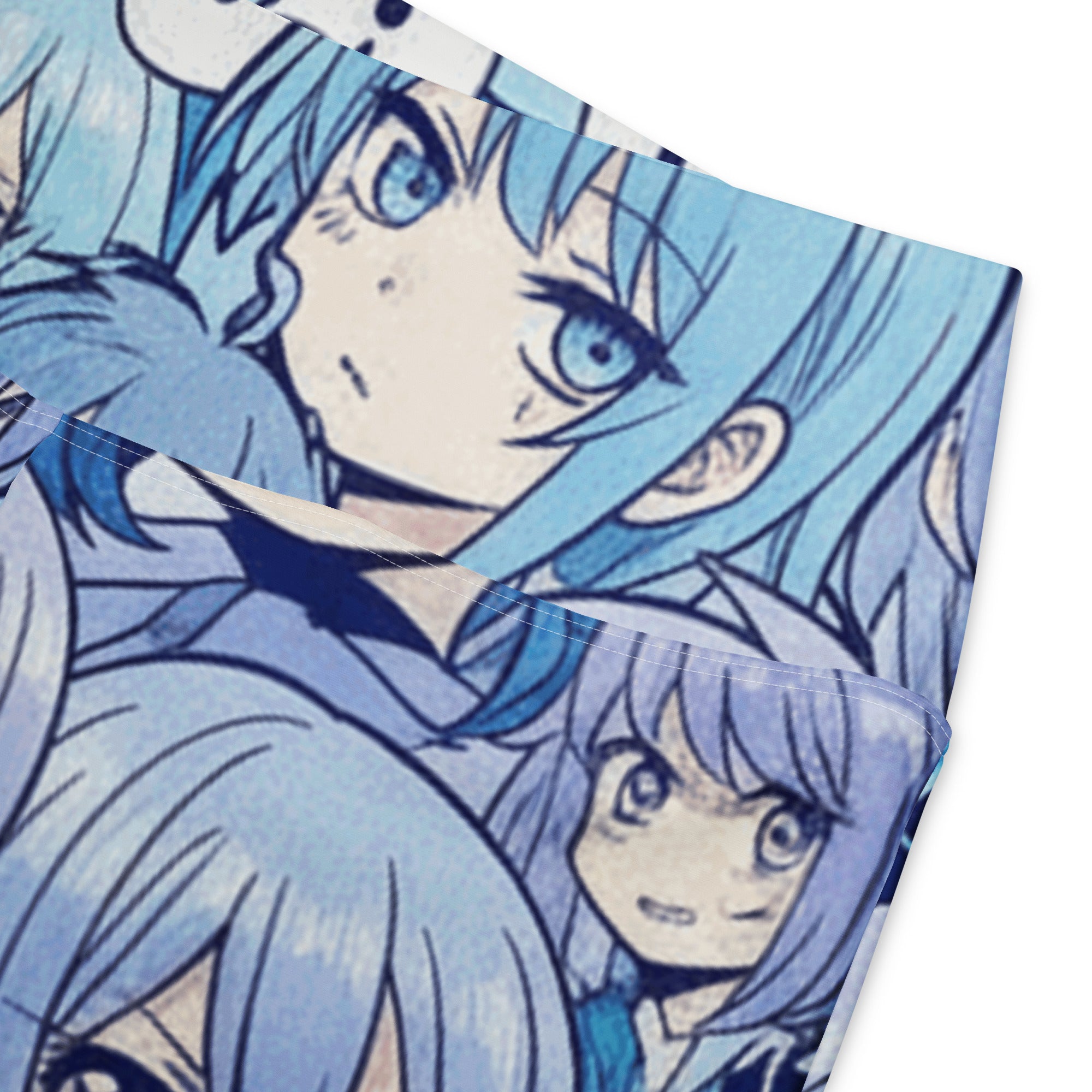Anime Collage Ice Kingdom Flare Leggings | GearBunch