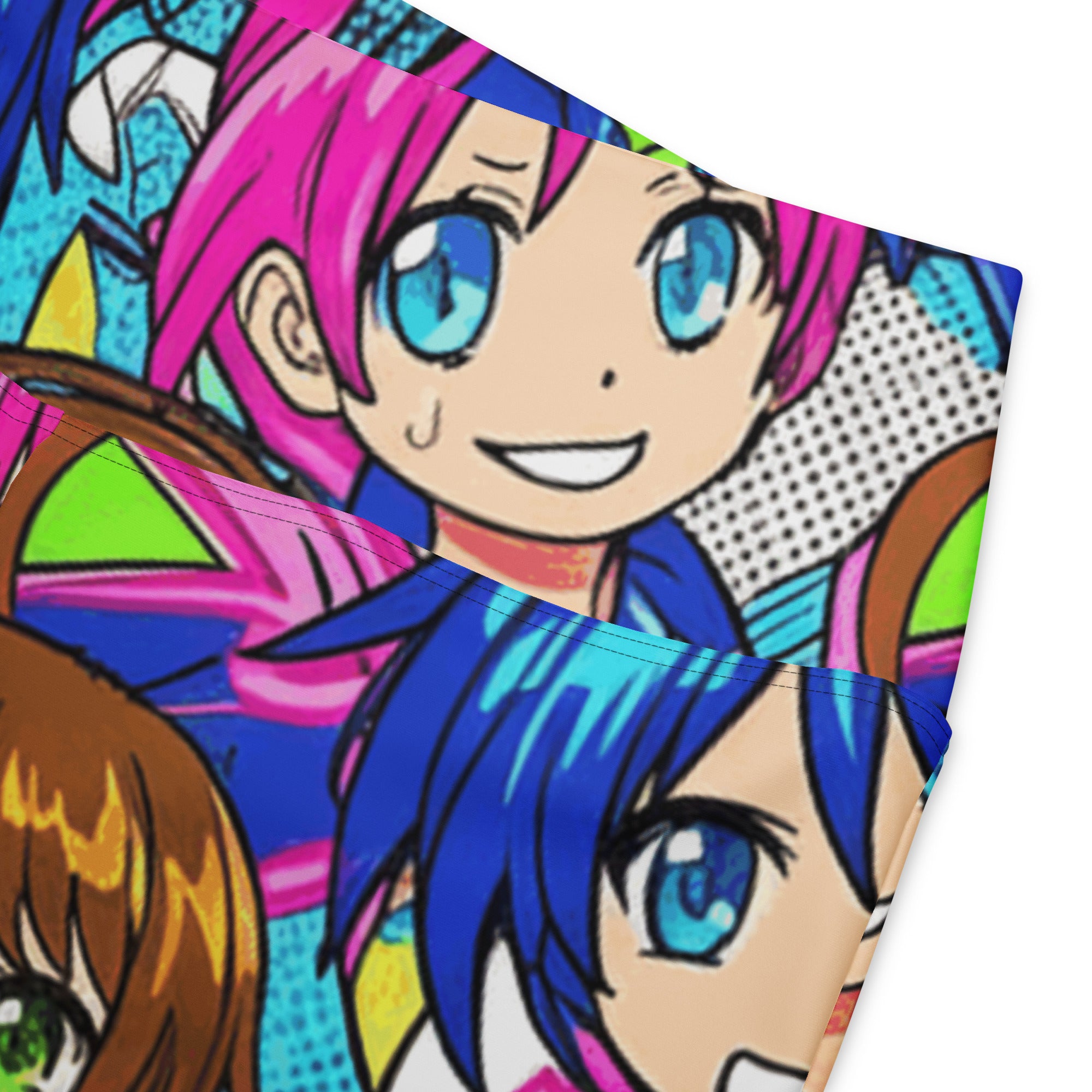 Anime Collage Sakura School Flare Leggings | GearBunch