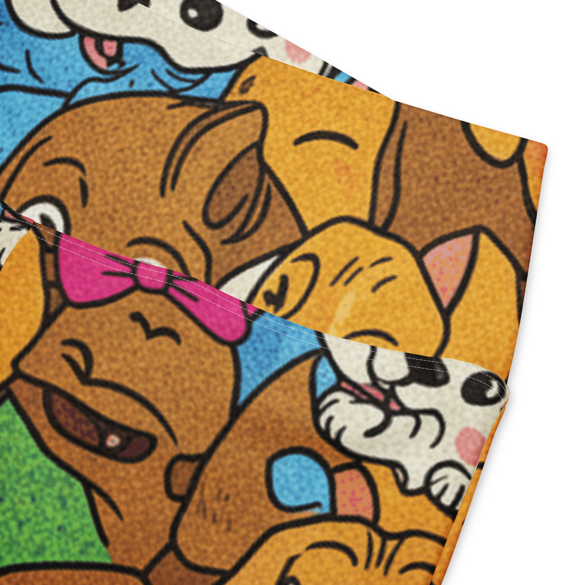 Vibrant Puppy Pile Flare Leggings | GearBunch
