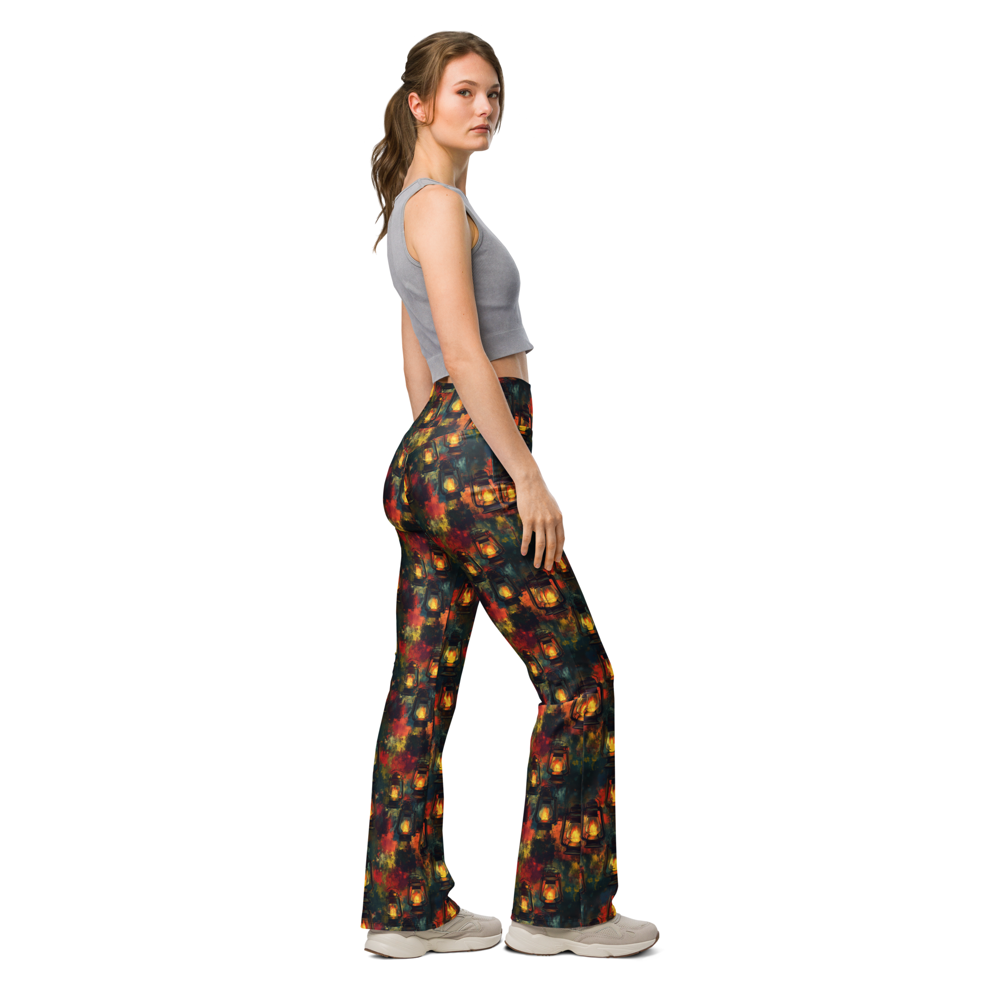 Rustic Lantern Flare Leggings Right View