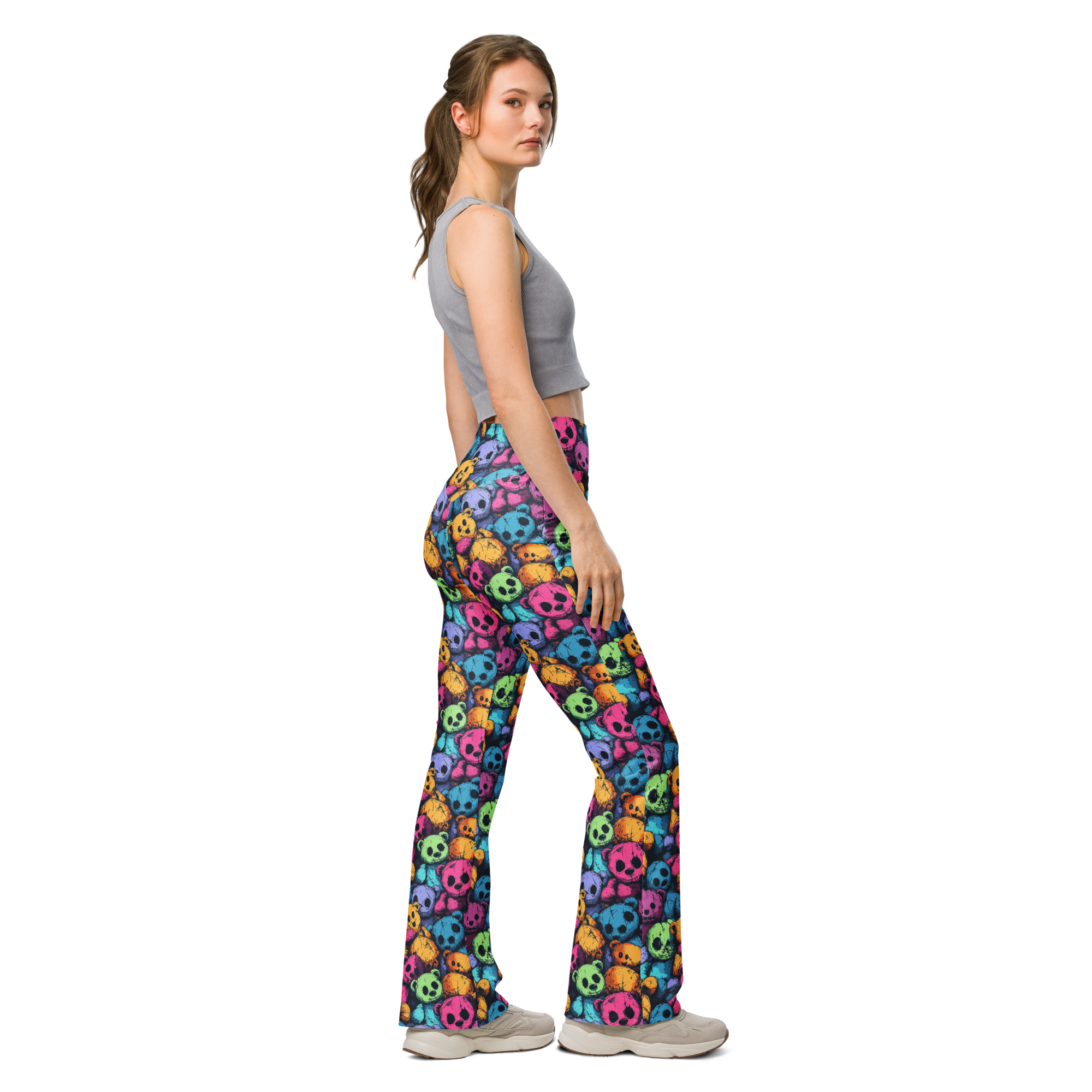 Vintage Teddy Flare Leggings Right View